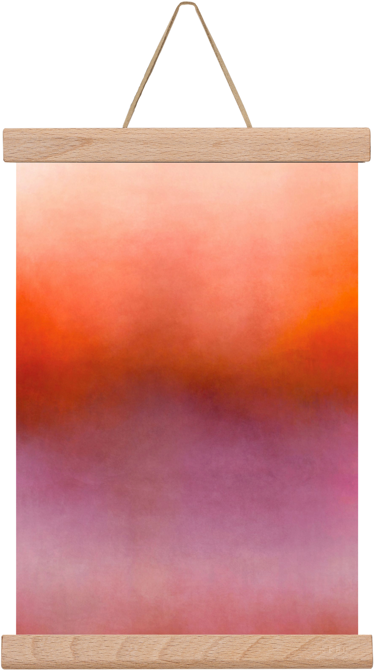 COLOR GRADIENT - 07, 20x30 cm (20x30 cm), Tölgy akasztó