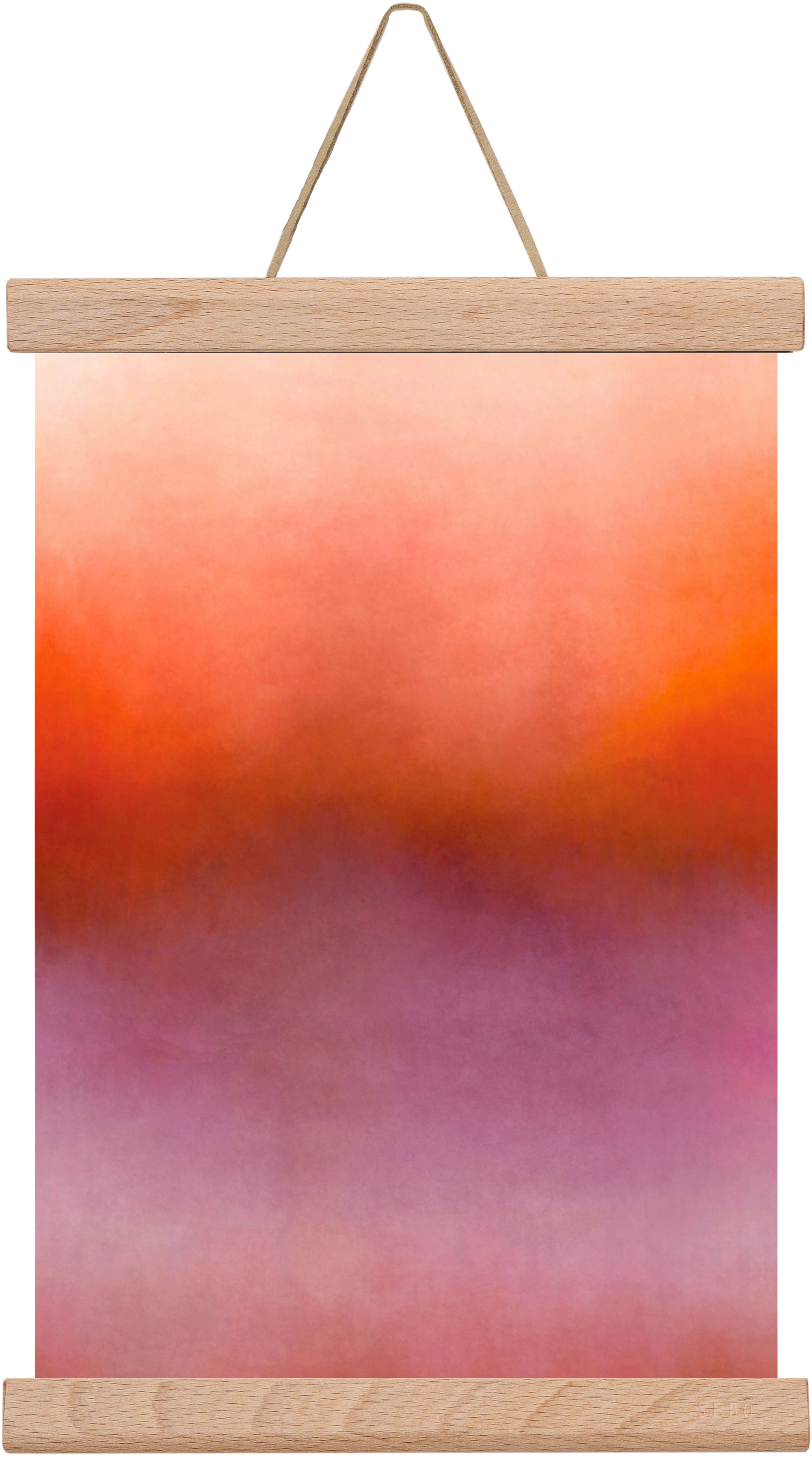 COLOR GRADIENT - 07, 20x30 cm (20x30 cm), Tölgy akasztó
