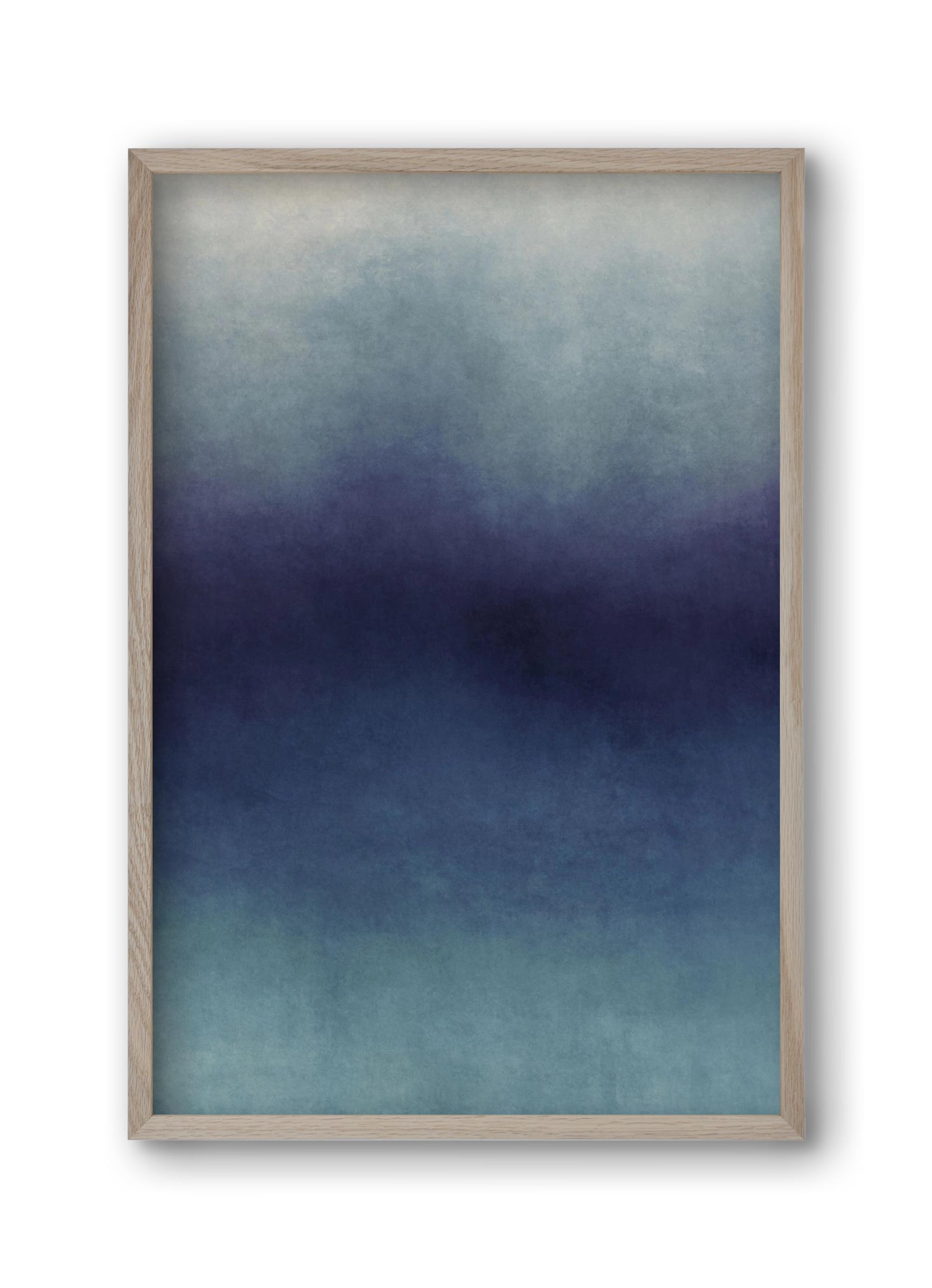 COLOR GRADIENT - 08, 30x45 cm (30x45 cm), Tölgy keret