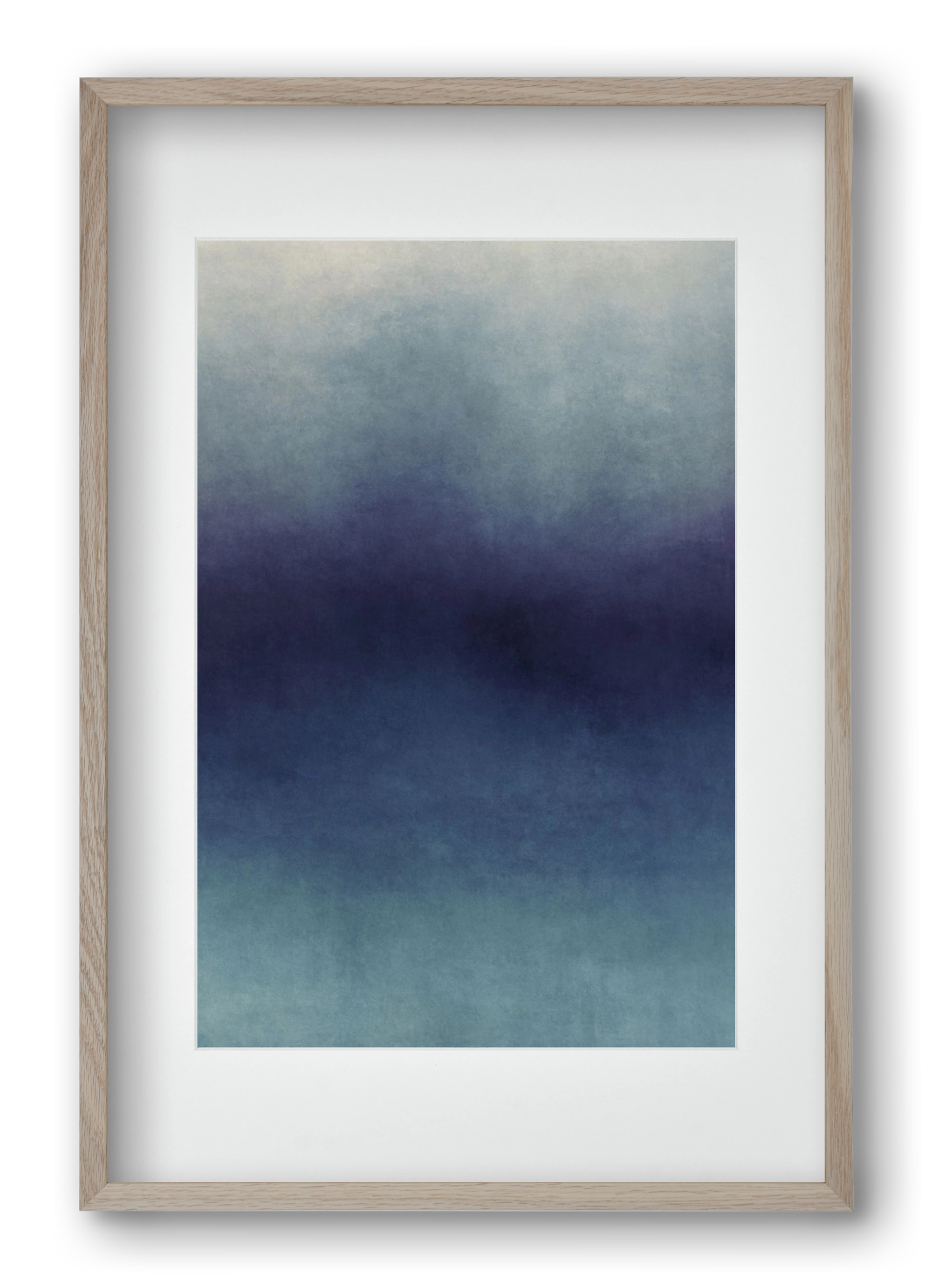 COLOR GRADIENT - 08, 40x60 cm (30x45 cm), Tölgy keret, paszpartuval