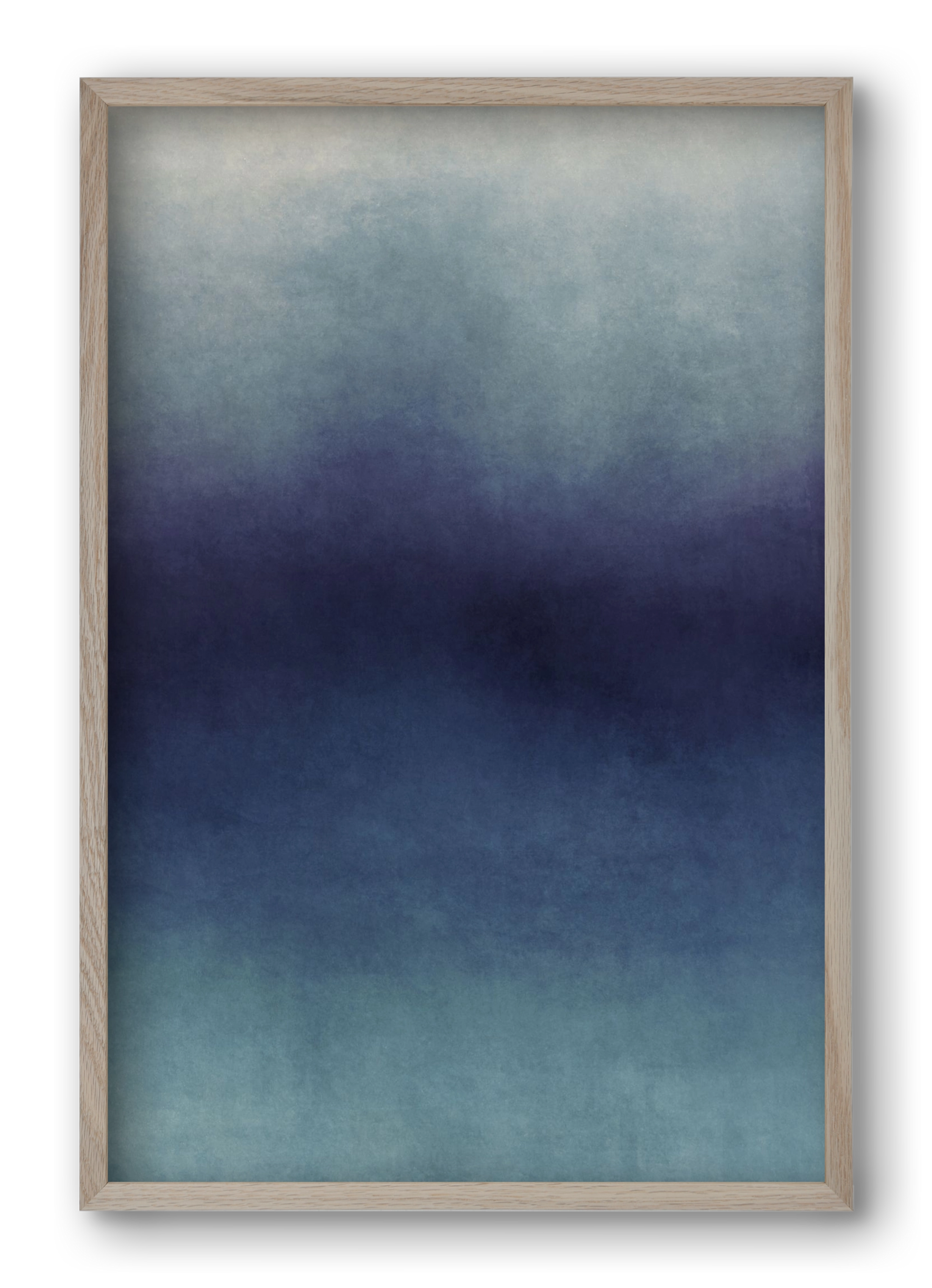 COLOR GRADIENT - 08, 40x60 cm (40x60 cm), Tölgy keret