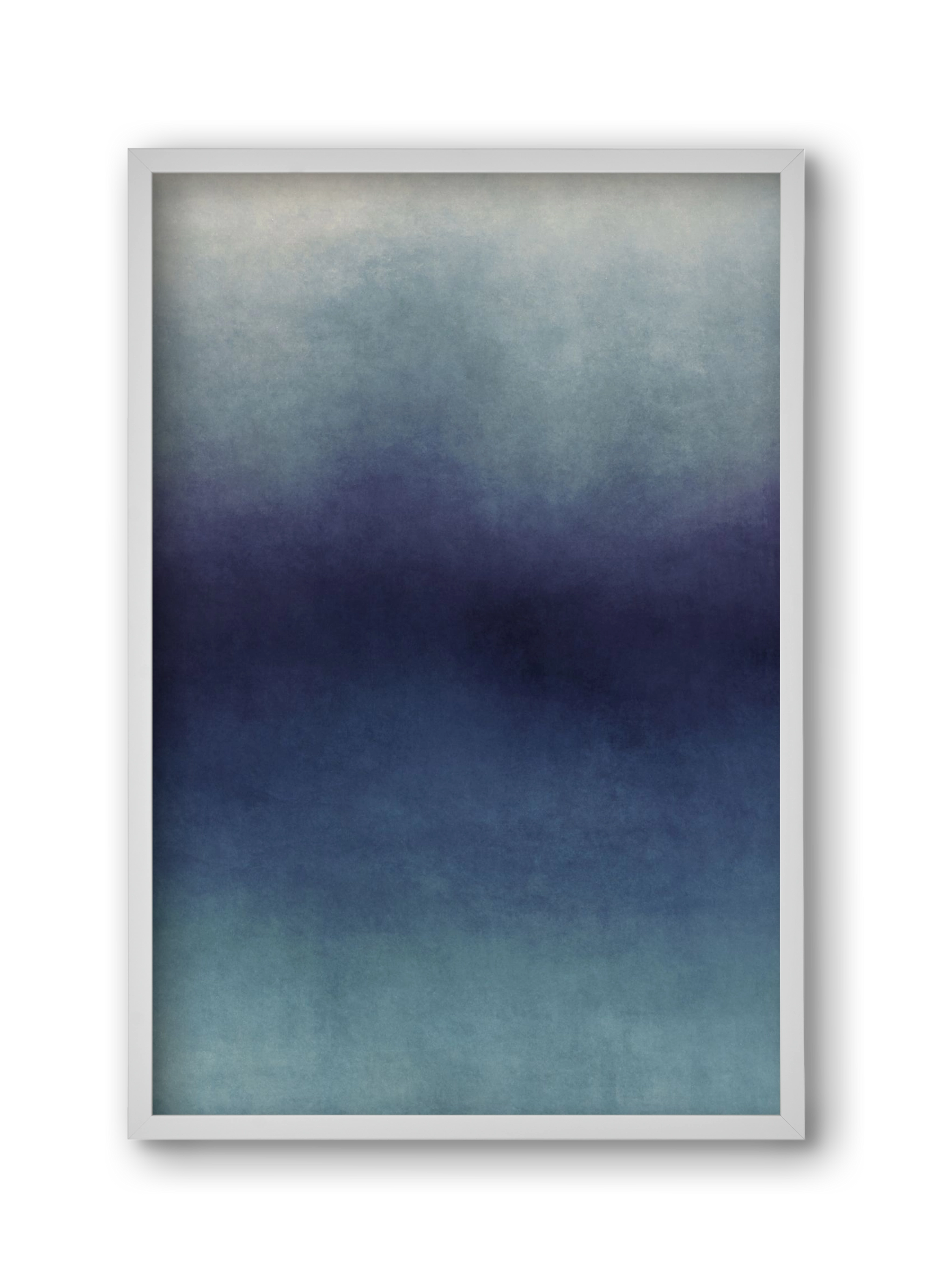 COLOR GRADIENT - 08, 30x45 cm (30x45 cm), Fehér keret