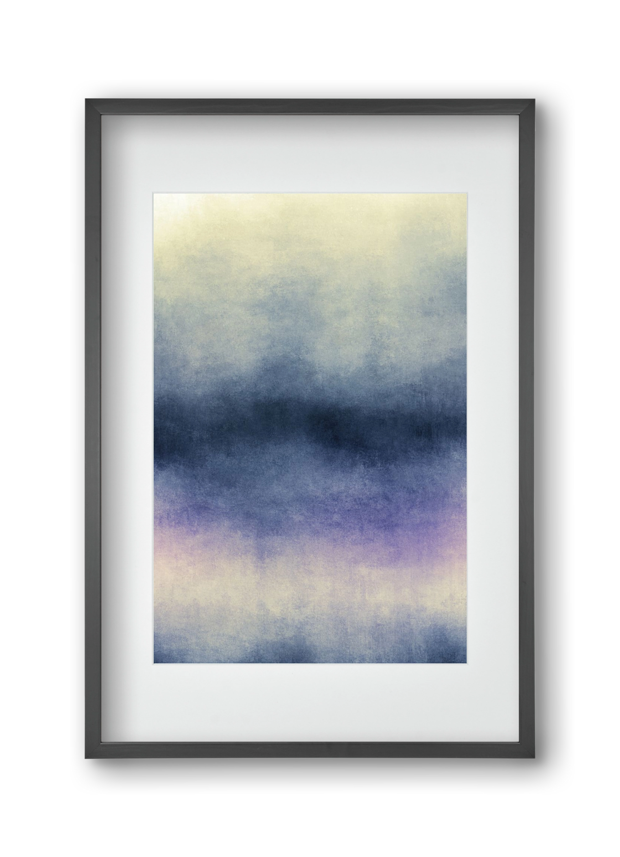 COLOR GRADIENT - 09, 30x45 cm (20x30 cm), Fekete keret, paszpartuval