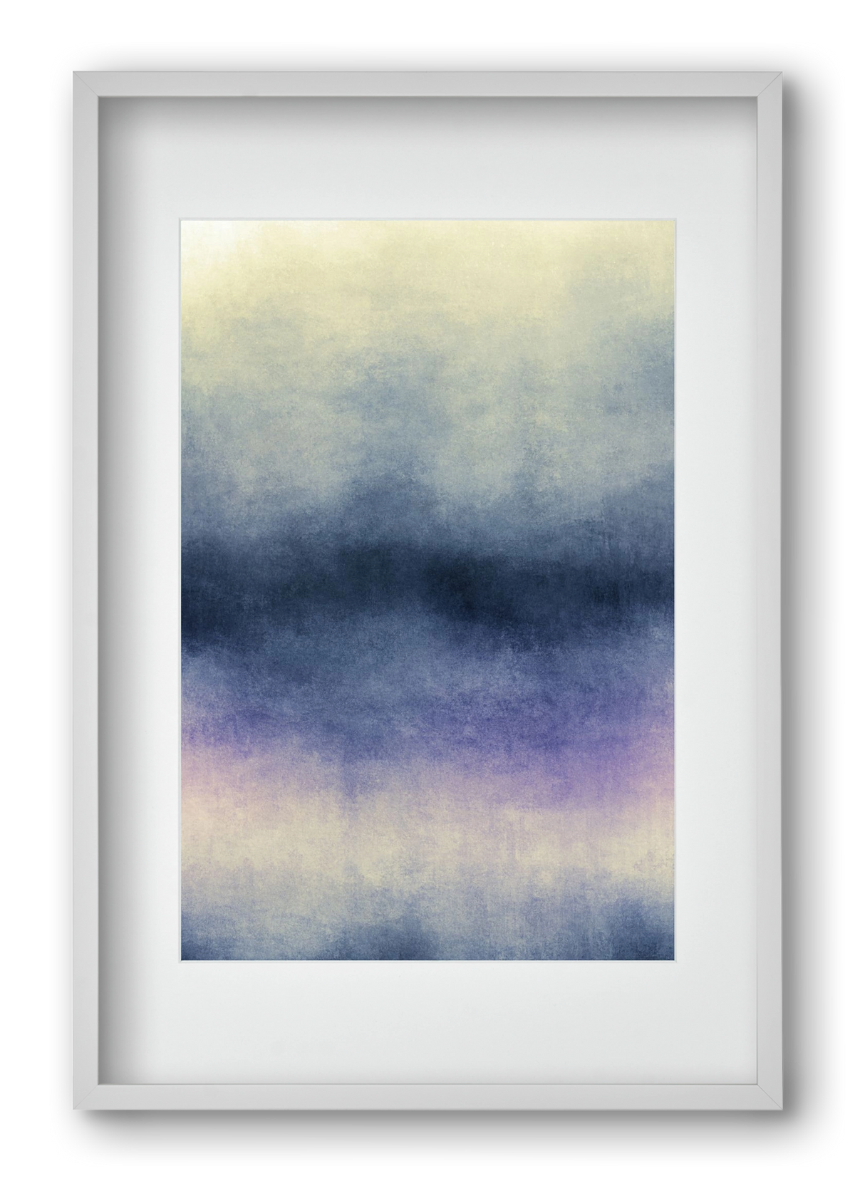 COLOR GRADIENT - 09, 40x60 cm (30x45 cm), Fehér keret, paszpartuval