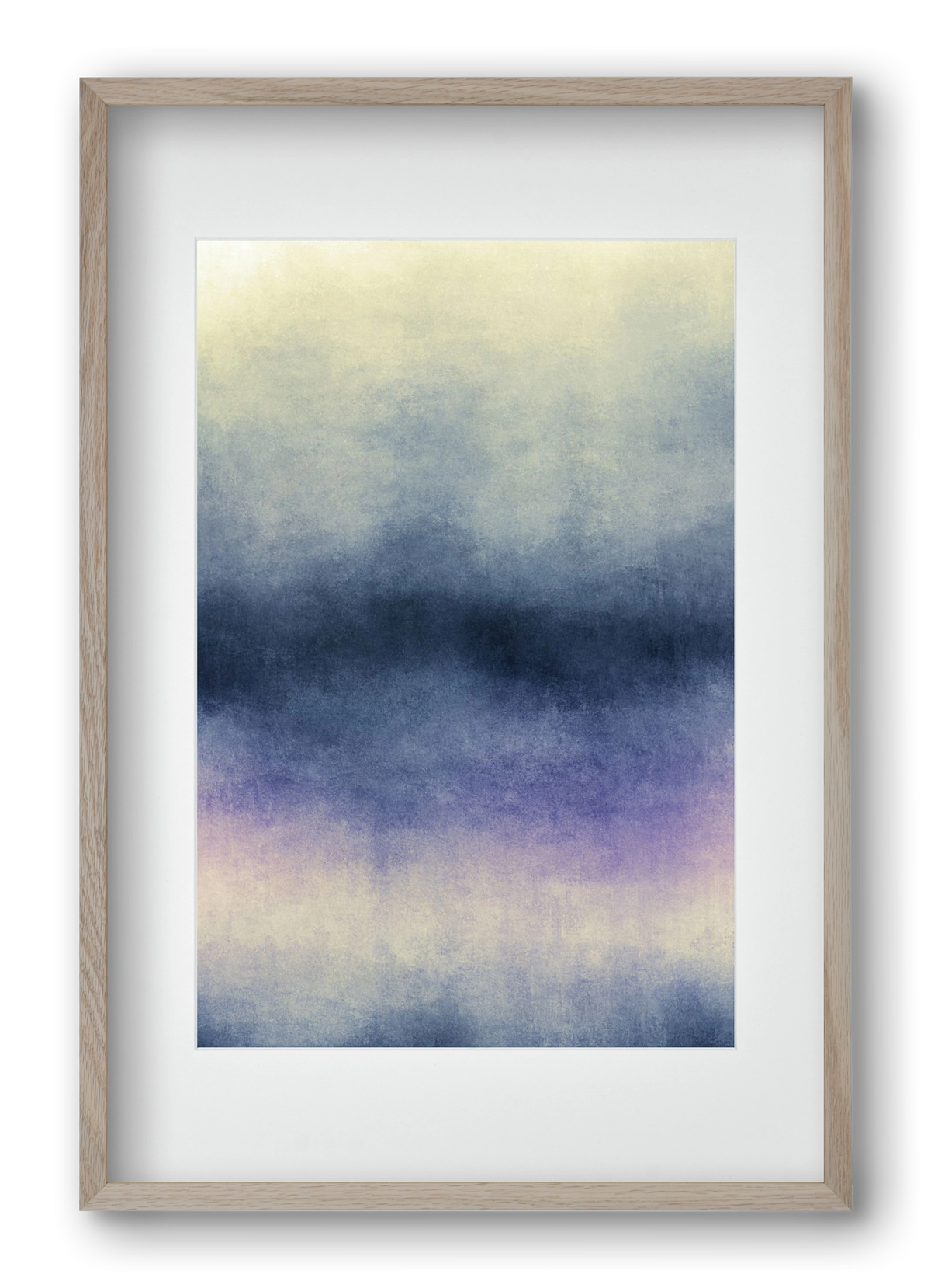 COLOR GRADIENT - 09, 40x60 cm (30x45 cm), Tölgy keret, paszpartuval