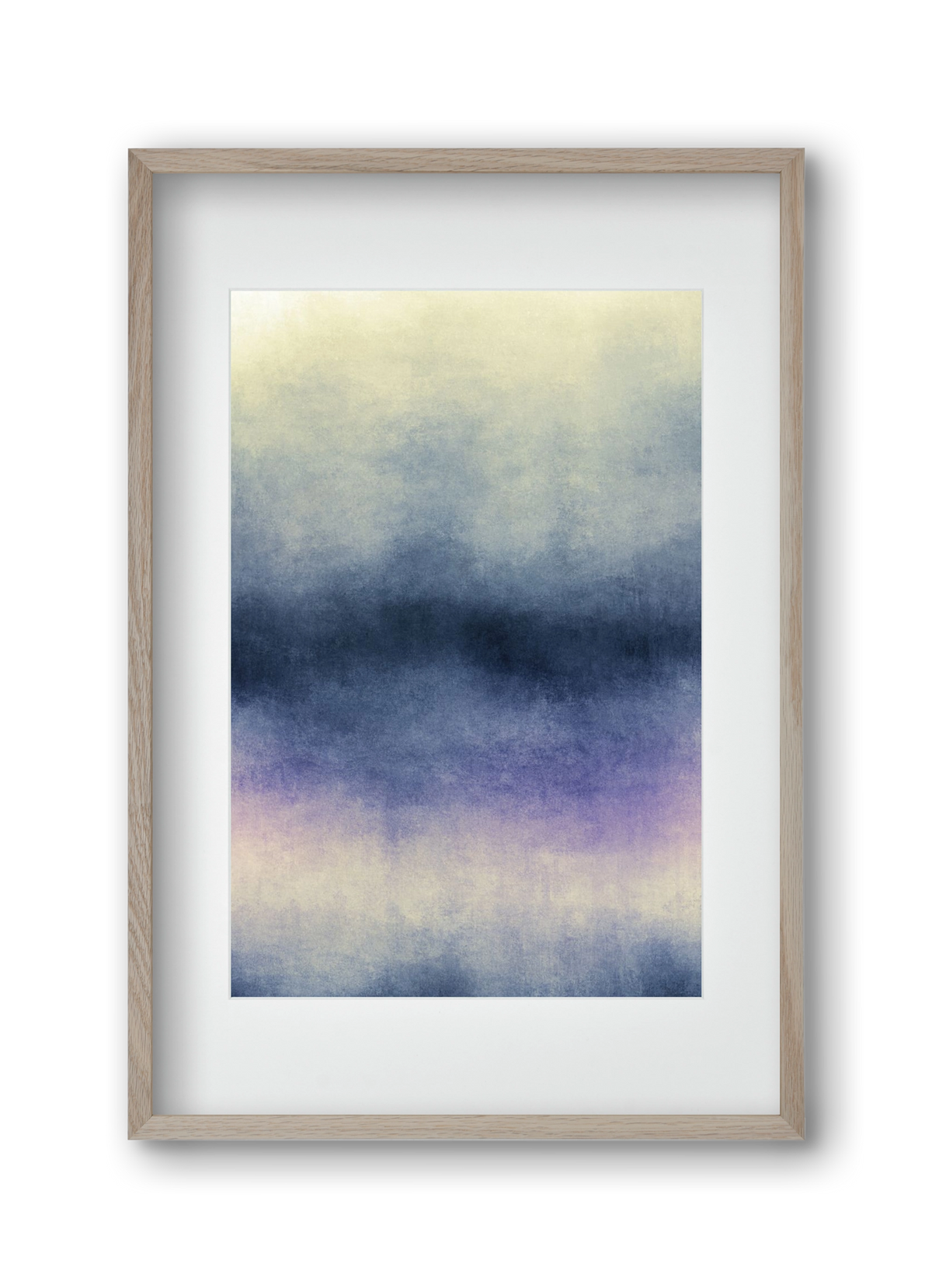 COLOR GRADIENT - 09, 30x45 cm (20x30 cm), Tölgy keret, paszpartuval