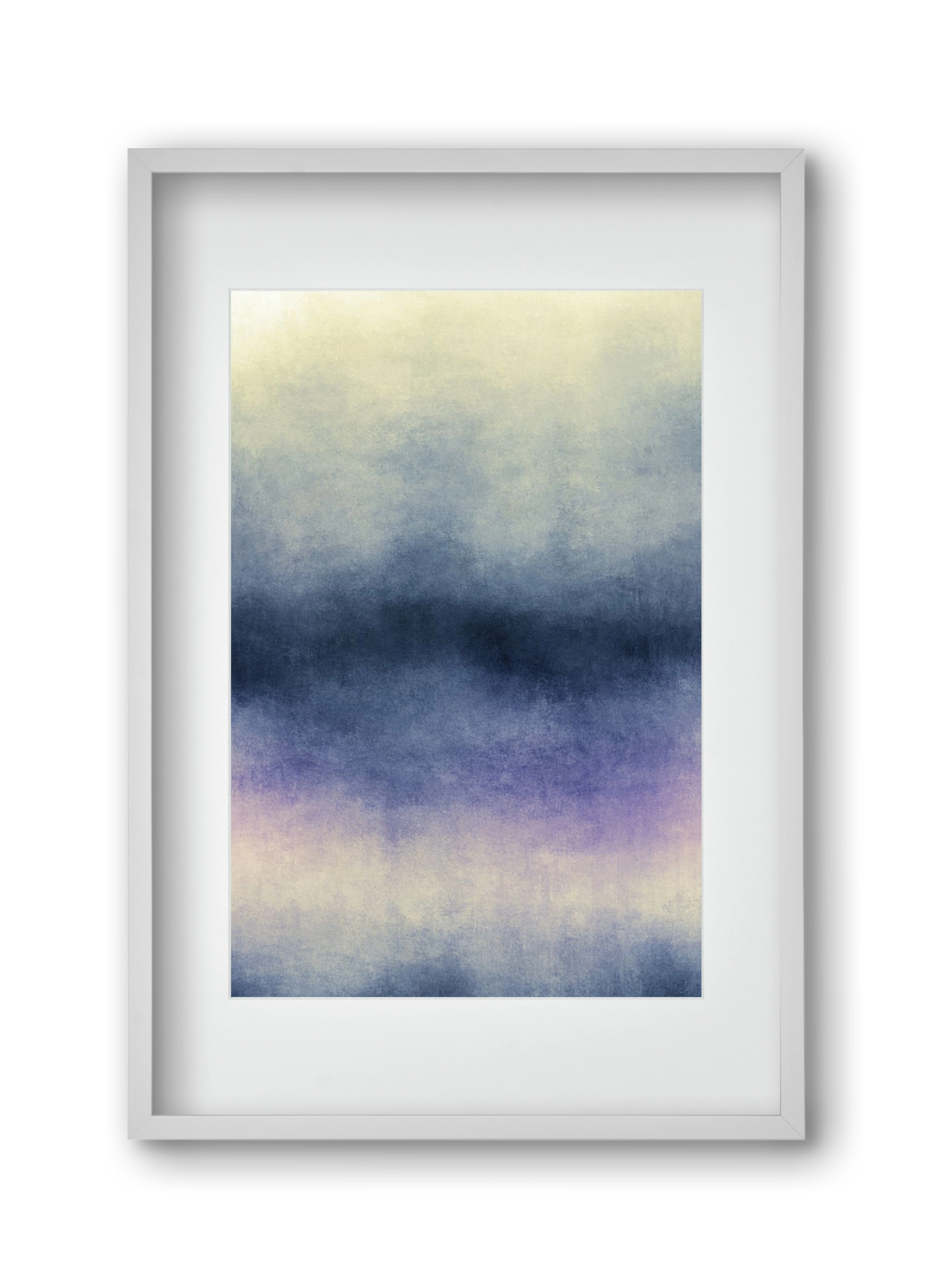 COLOR GRADIENT - 09, 30x45 cm (20x30 cm), Fehér keret, paszpartuval