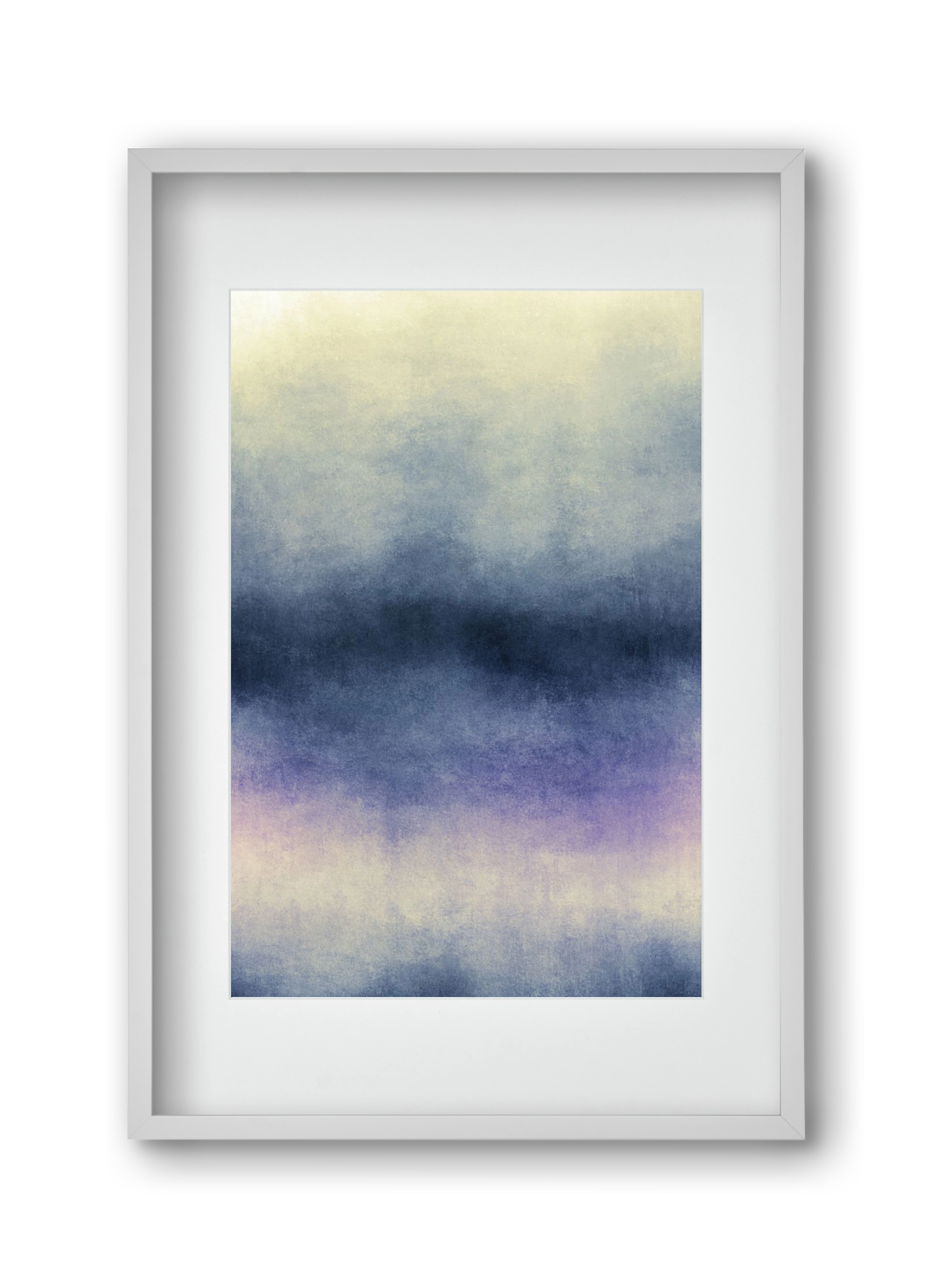 COLOR GRADIENT - 09, 30x45 cm (20x30 cm), Fehér keret, paszpartuval