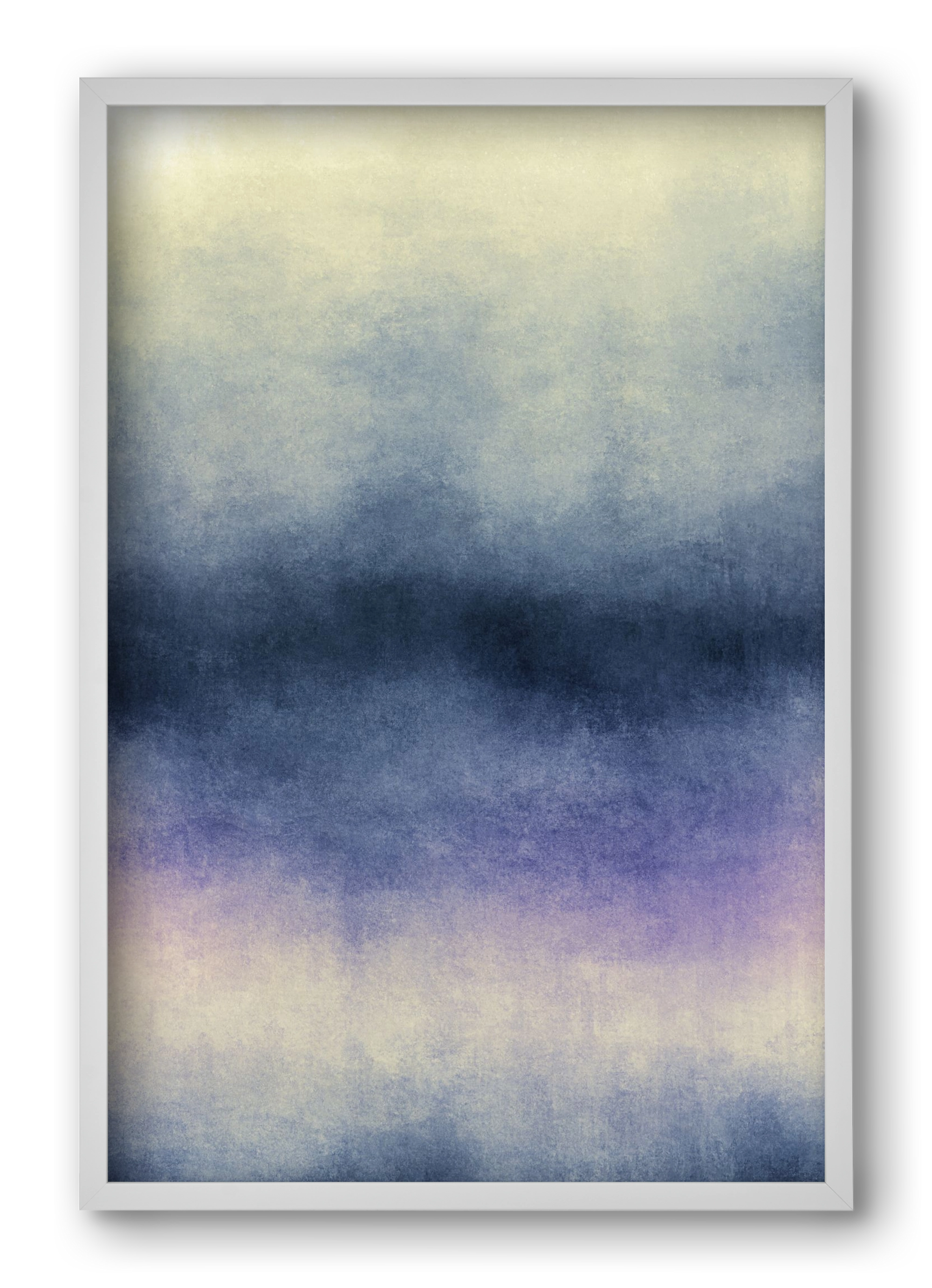 COLOR GRADIENT - 09, 40x60 cm (40x60 cm), Fehér keret