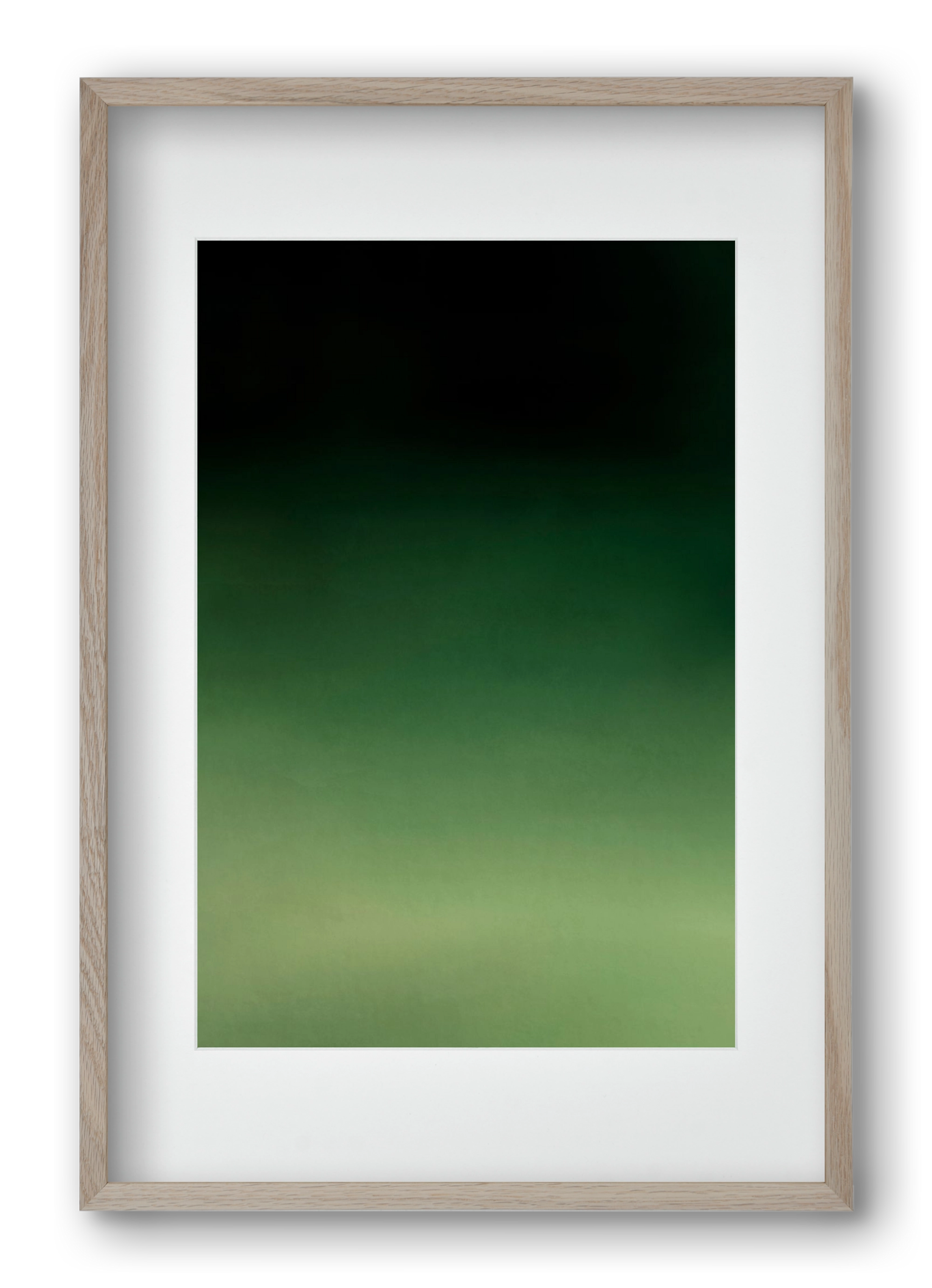 COLOR GRADIENT - 11, 40x60 cm (30x45 cm), Tölgy keret, paszpartuval