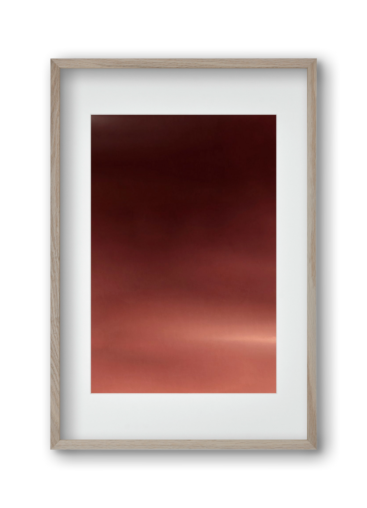 COLOR GRADIENT - 12, 30x45 cm (20x30 cm), Tölgy keret, paszpartuval