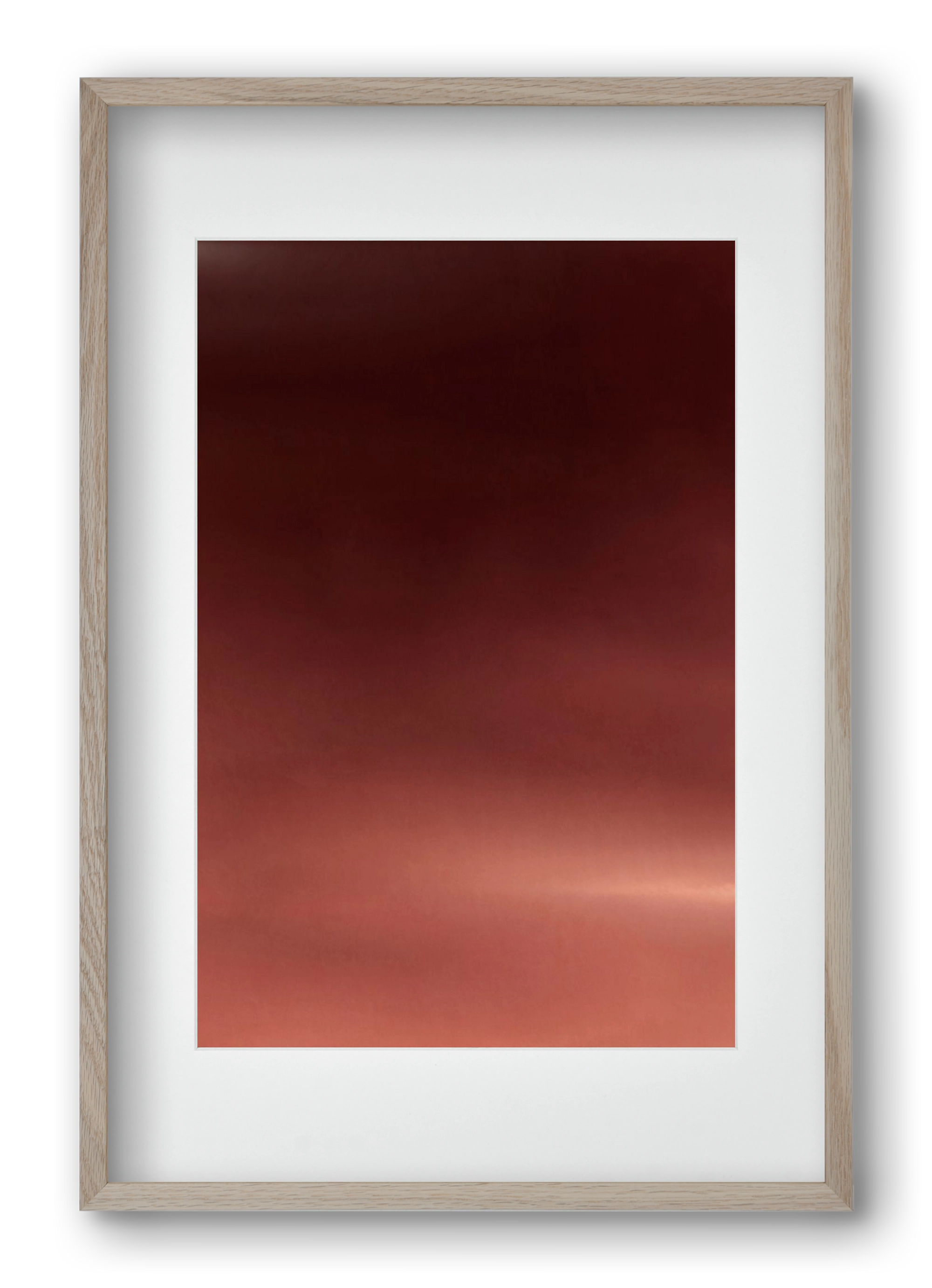 COLOR GRADIENT - 12, 40x60 cm (30x45 cm), Tölgy keret, paszpartuval