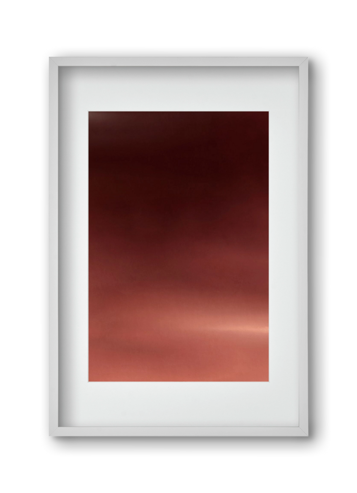 COLOR GRADIENT - 12, 30x45 cm (20x30 cm), Fehér keret, paszpartuval