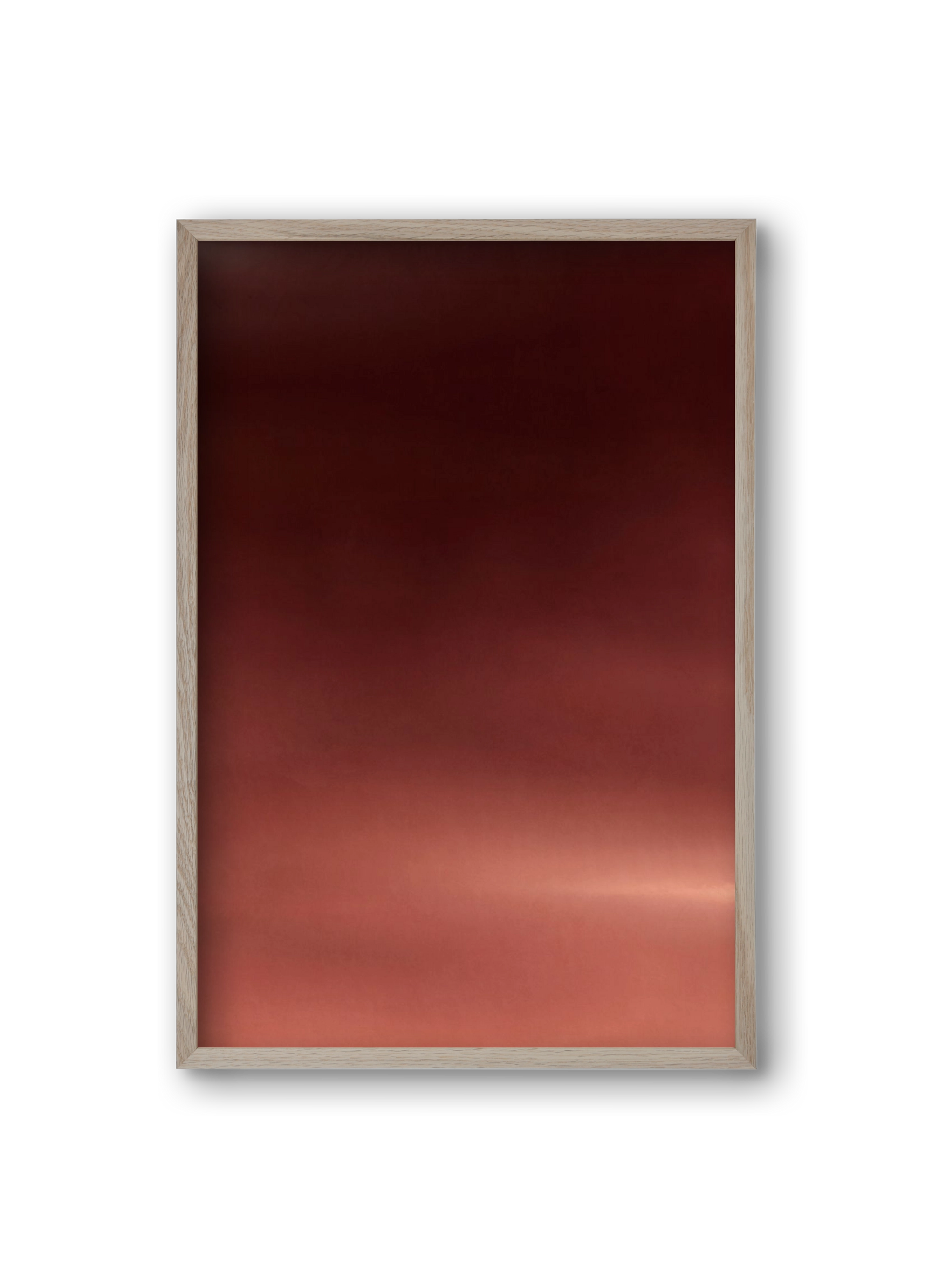 COLOR GRADIENT - 12, 20x30 cm (20x30 cm), Tölgy keret