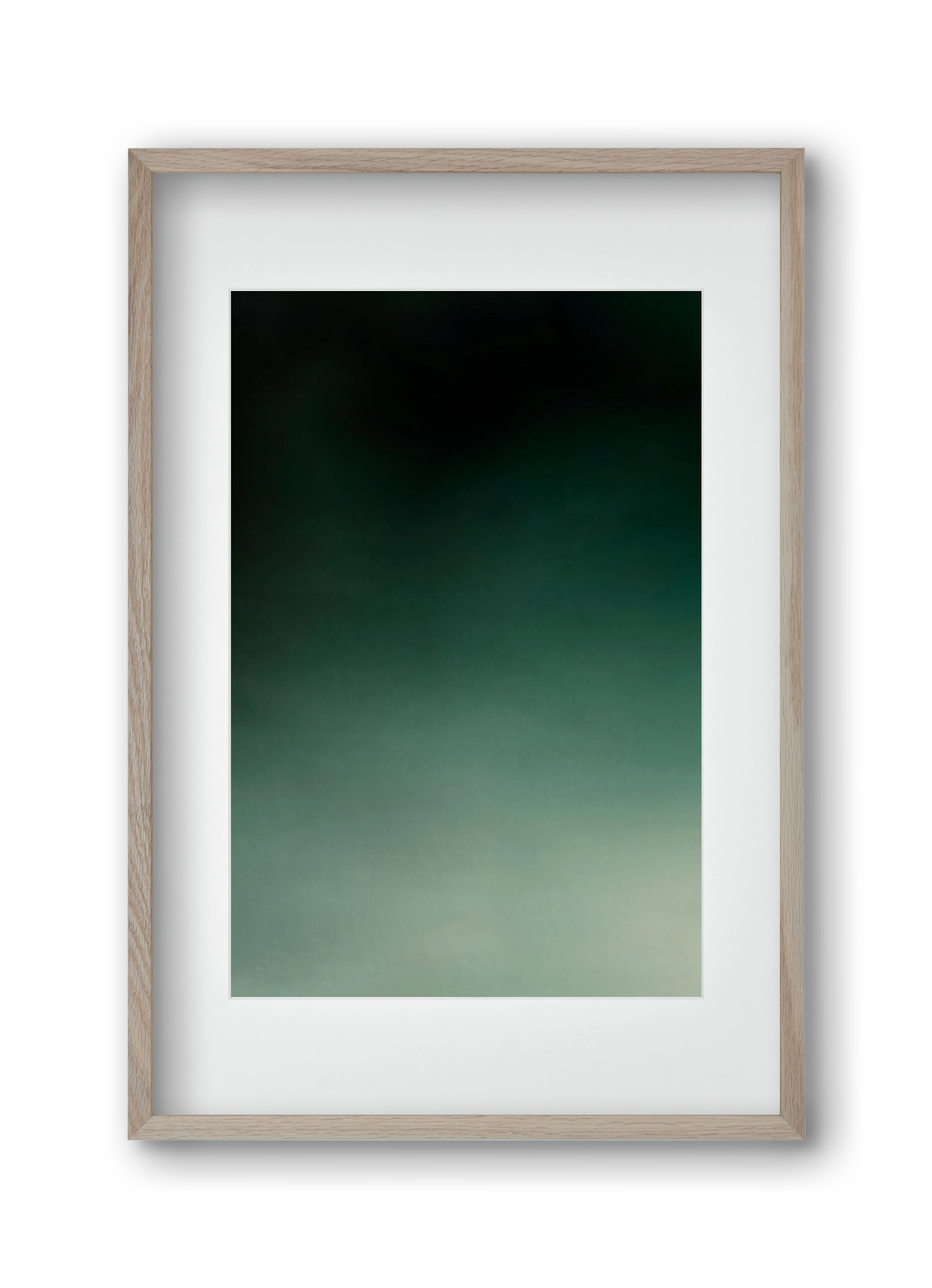 COLOR GRADIENT - 14, 30x45 cm (20x30 cm), Tölgy keret, paszpartuval