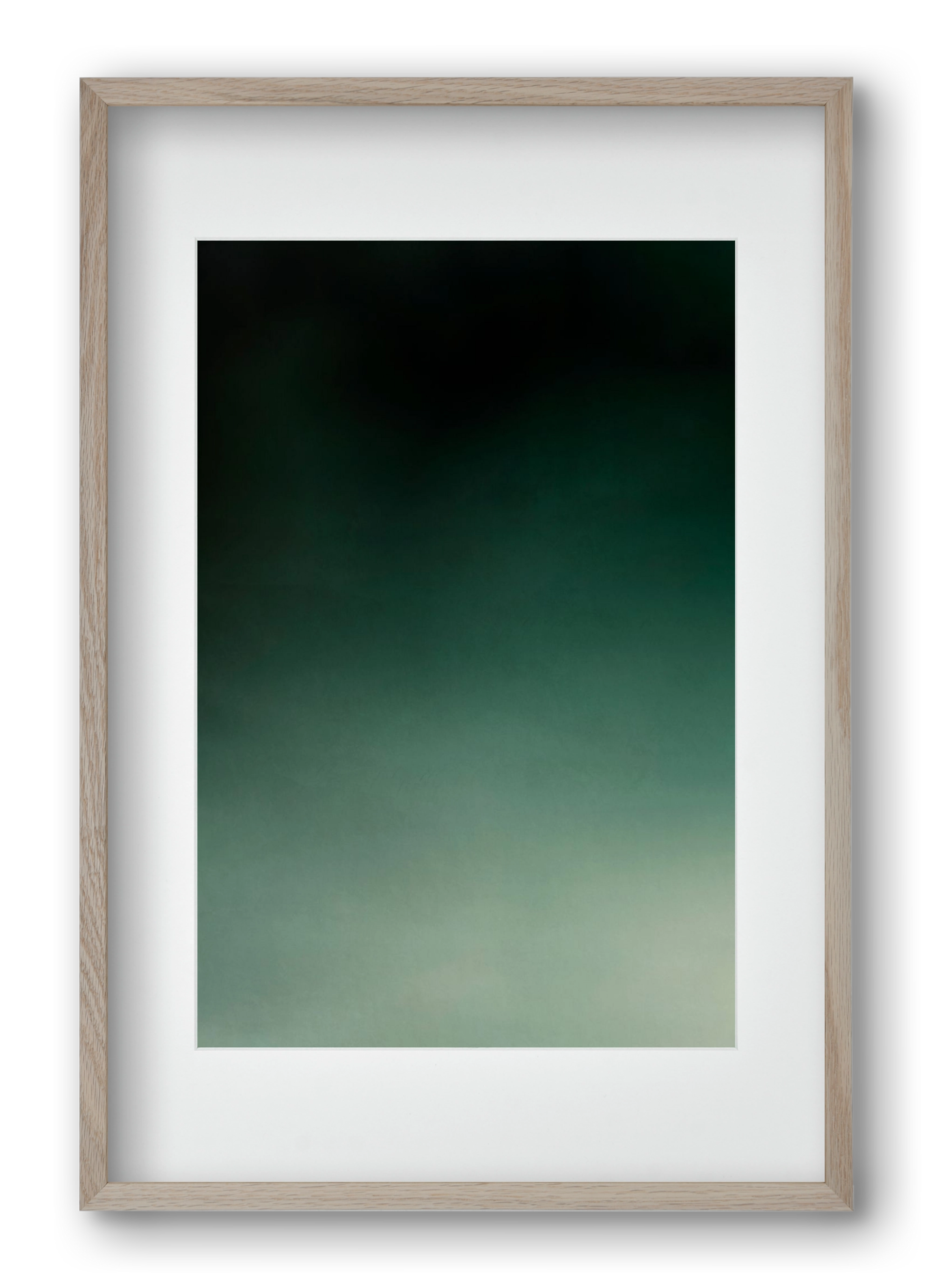 COLOR GRADIENT - 14, 40x60 cm (30x45 cm), Tölgy keret, paszpartuval