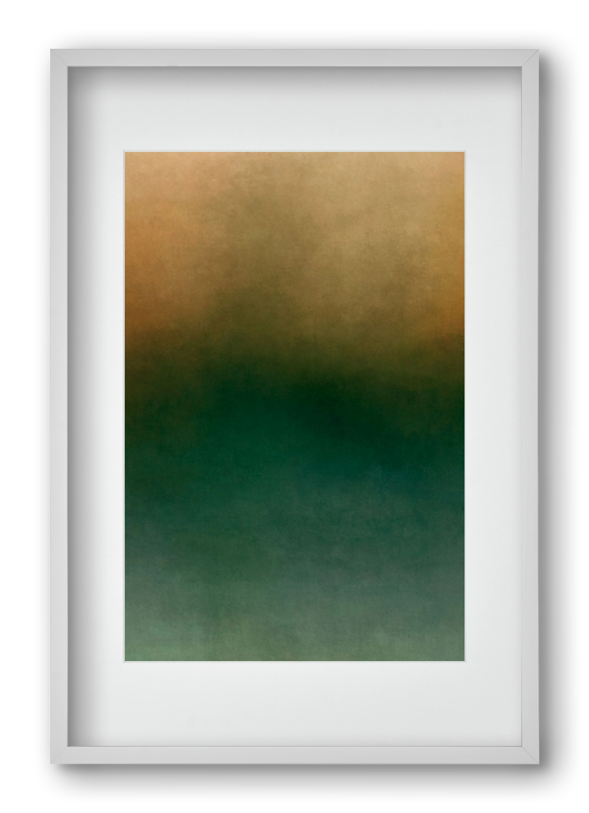 COLOR GRADIENT - 10, 40x60 cm (30x45 cm), Fehér keret, paszpartuval