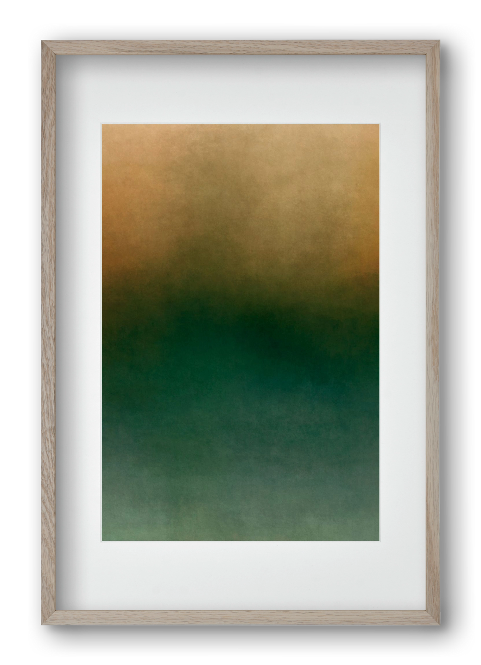 COLOR GRADIENT - 10, 40x60 cm (30x45 cm), Tölgy keret, paszpartuval