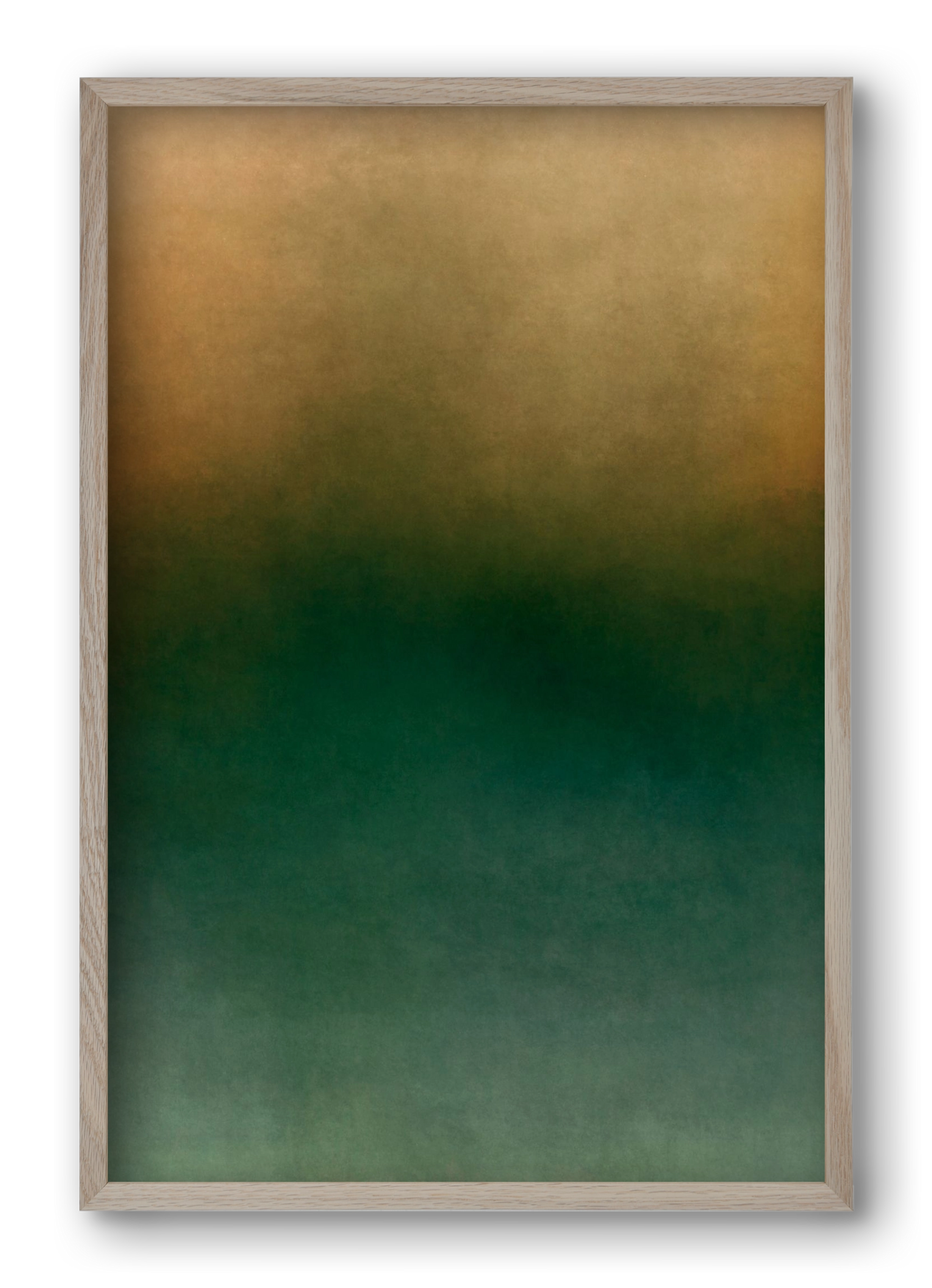 COLOR GRADIENT - 10, 40x60 cm (40x60 cm), Tölgy keret