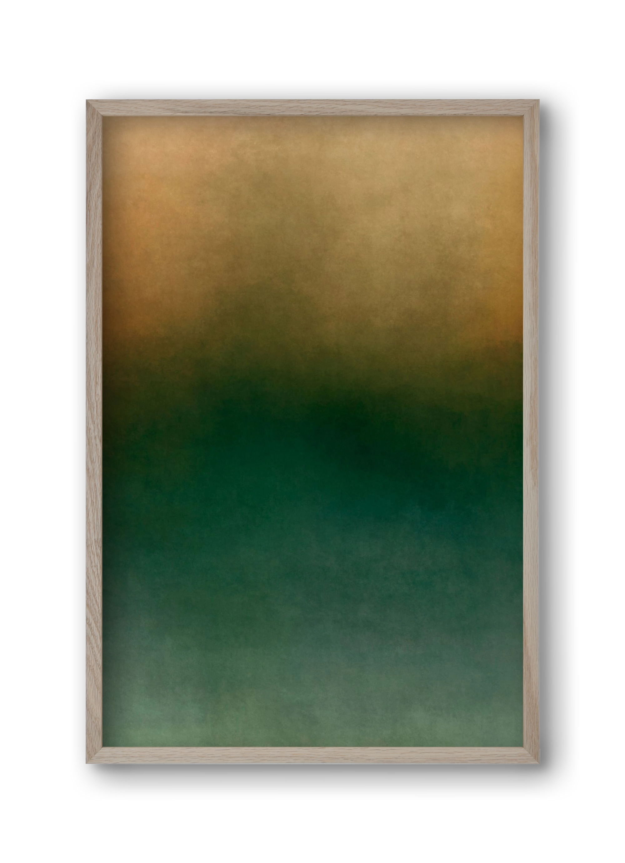 COLOR GRADIENT - 10, 30x45 cm (30x45 cm), Tölgy keret