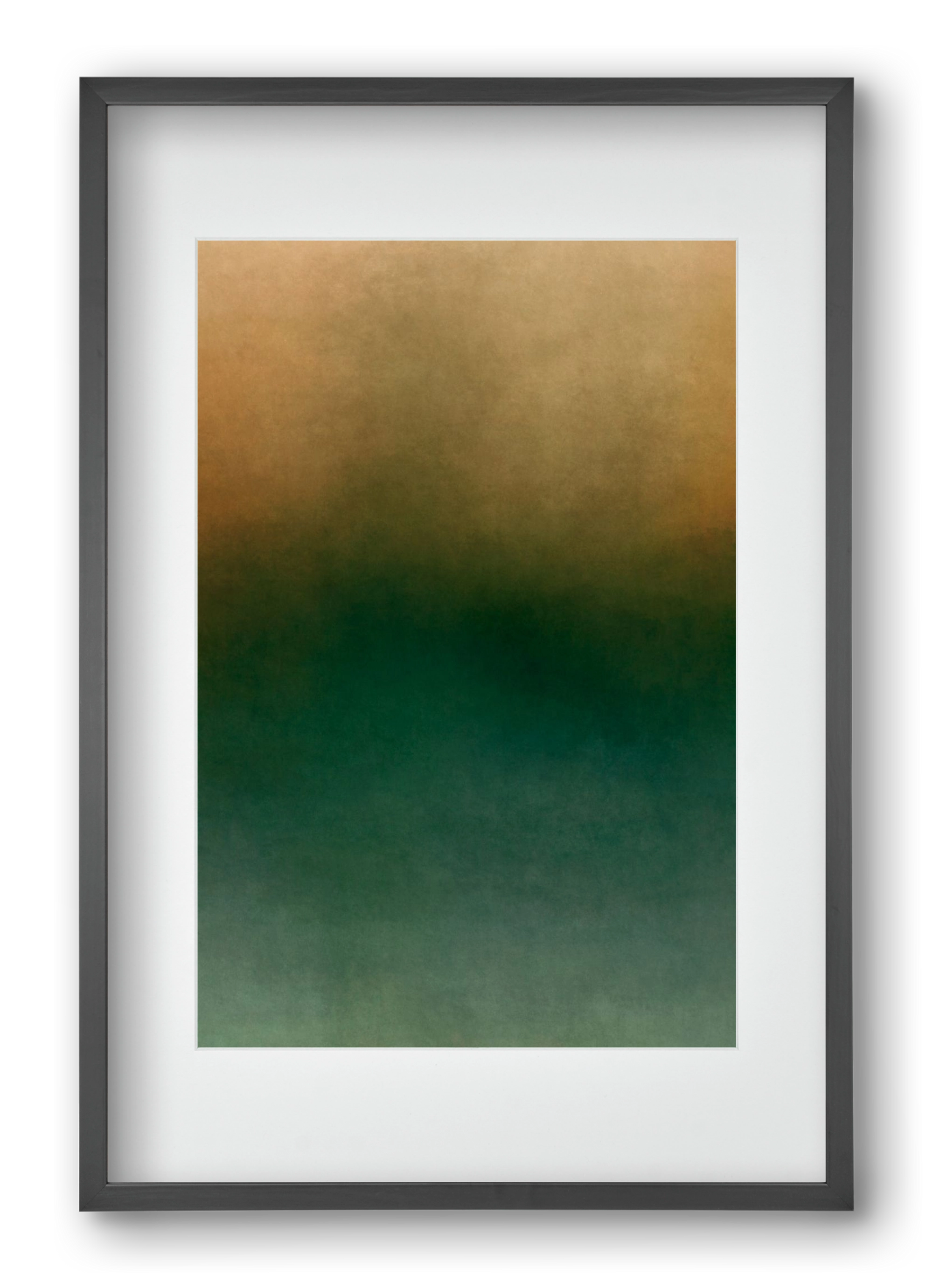 COLOR GRADIENT - 10, 40x60 cm (30x45 cm), Fekete keret, paszpartuval