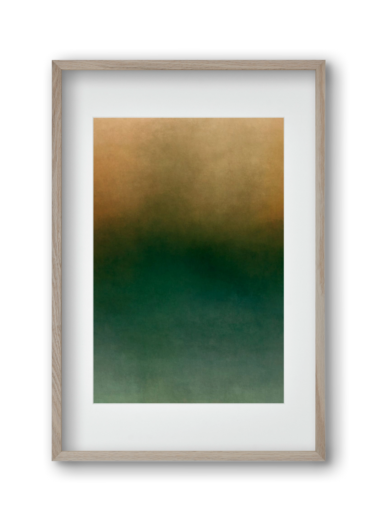 COLOR GRADIENT - 10, 30x45 cm (20x30 cm), Tölgy keret, paszpartuval