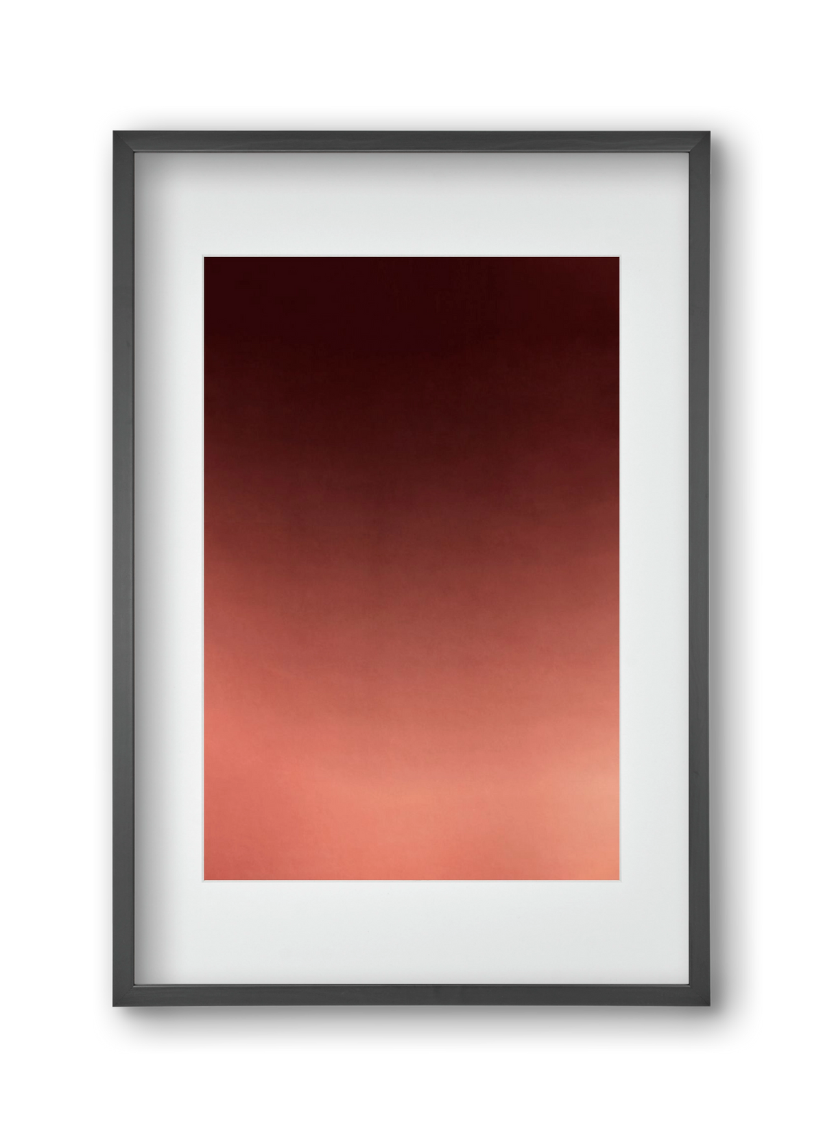 COLOR GRADIENT - 13, 30x45 cm (20x30 cm), Fekete keret, paszpartuval