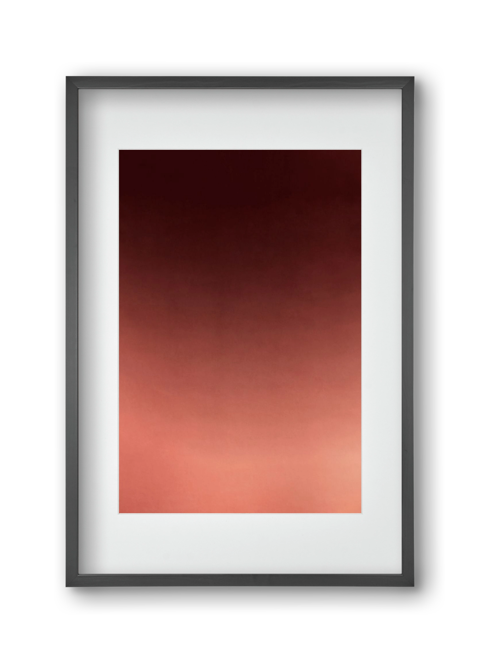 COLOR GRADIENT - 13, 30x45 cm (20x30 cm), Fekete keret, paszpartuval