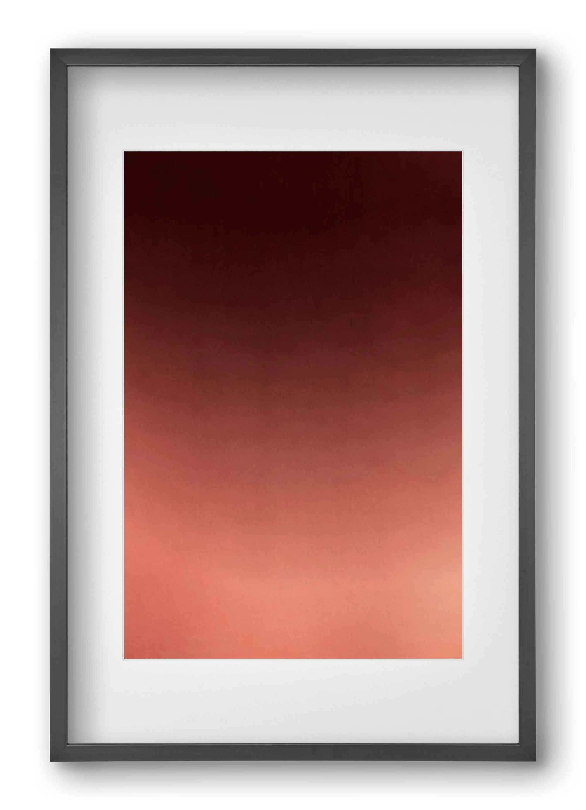 COLOR GRADIENT - 13, 40x60 cm (30x45 cm), Fekete keret, paszpartuval