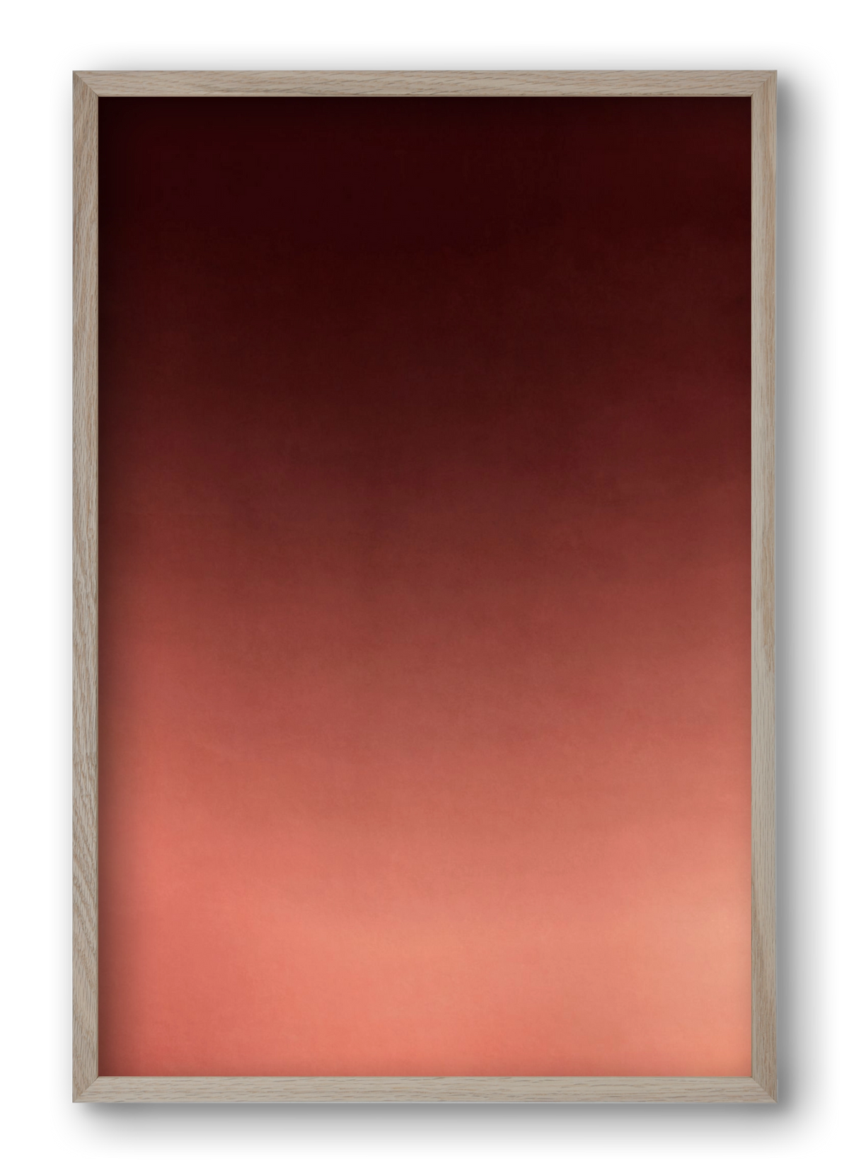 COLOR GRADIENT - 13, 40x60 cm (40x60 cm), Tölgy keret