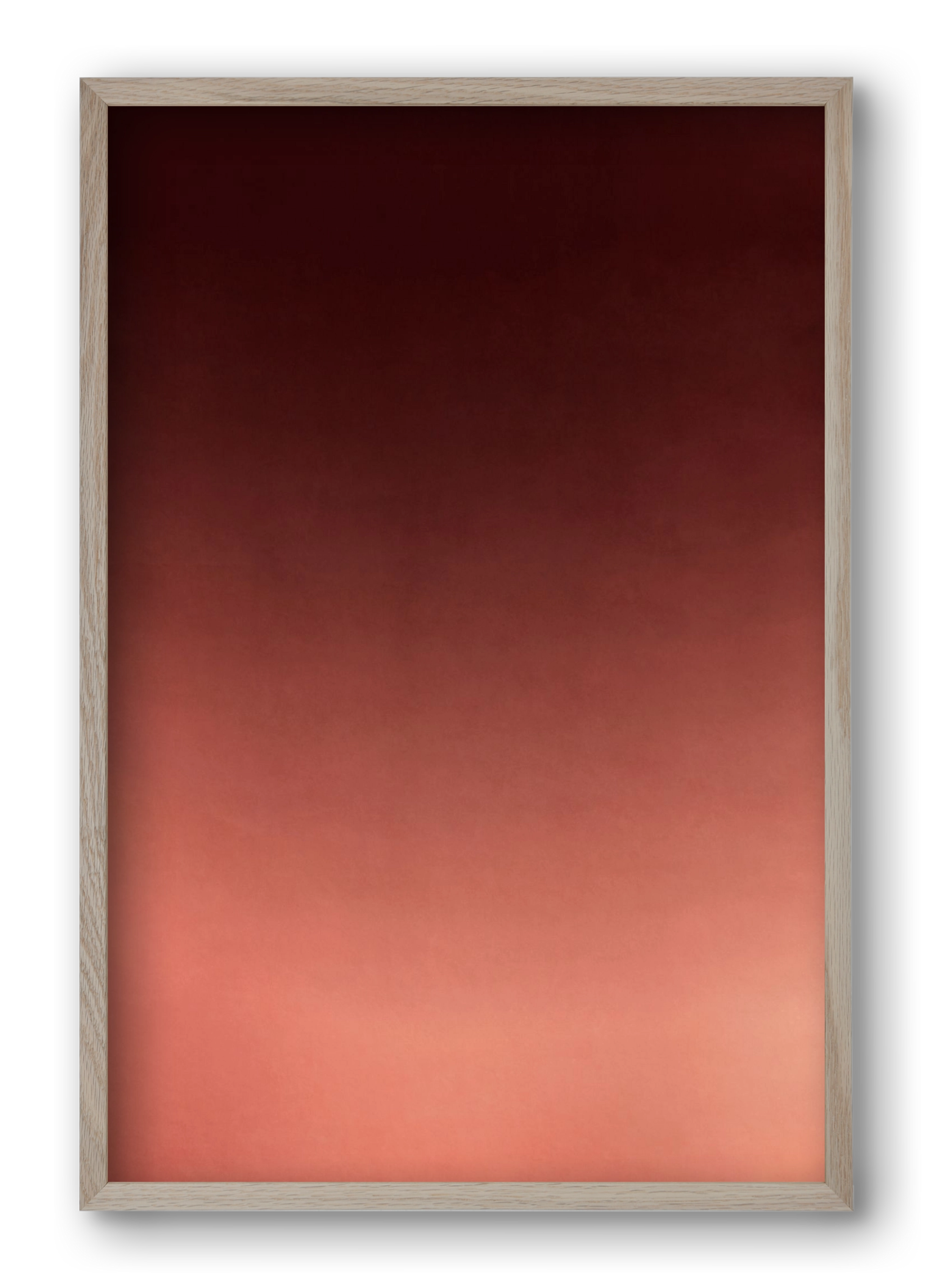 COLOR GRADIENT - 13, 40x60 cm (40x60 cm), Tölgy keret