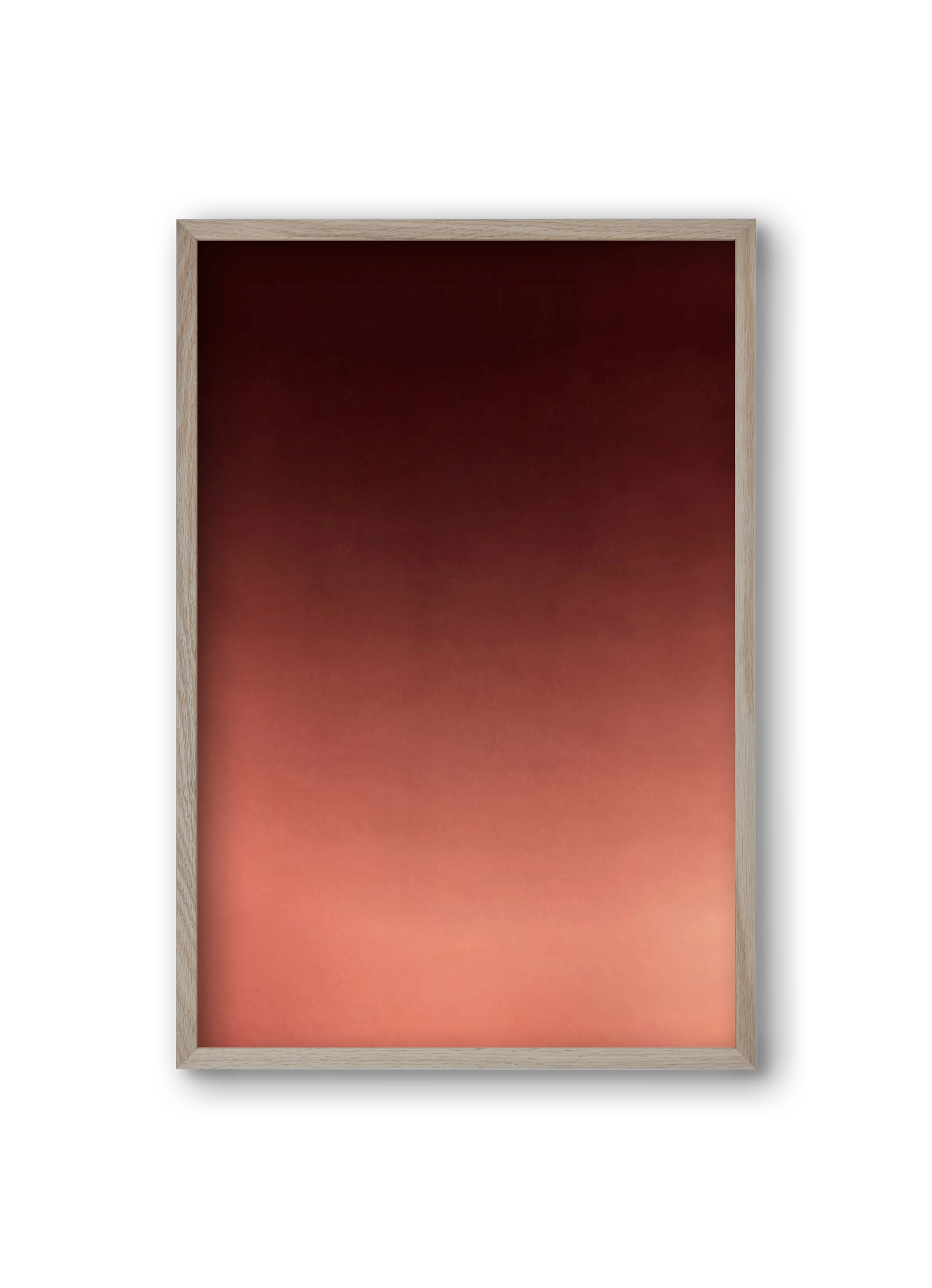 COLOR GRADIENT - 13, 20x30 cm (20x30 cm), Tölgy keret