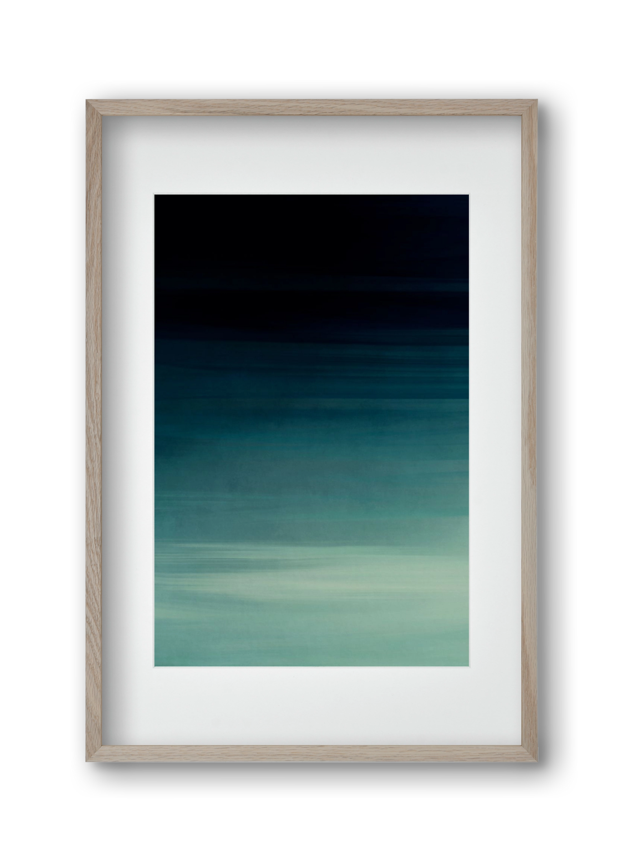 COLOR GRADIENT - 17, 30x45 cm (20x30 cm), Tölgy keret, paszpartuval