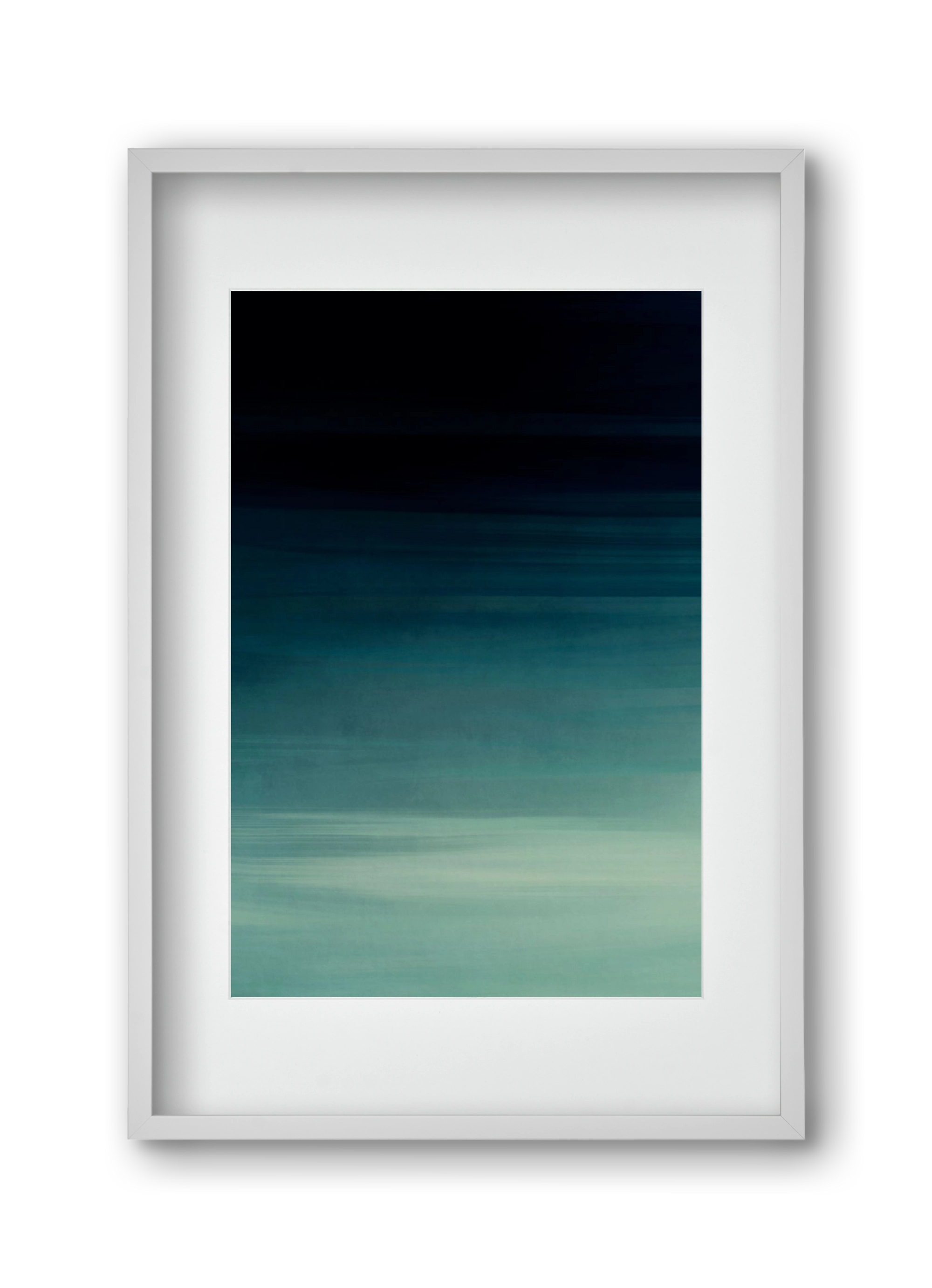 COLOR GRADIENT - 17, 30x45 cm (20x30 cm), Fehér keret, paszpartuval