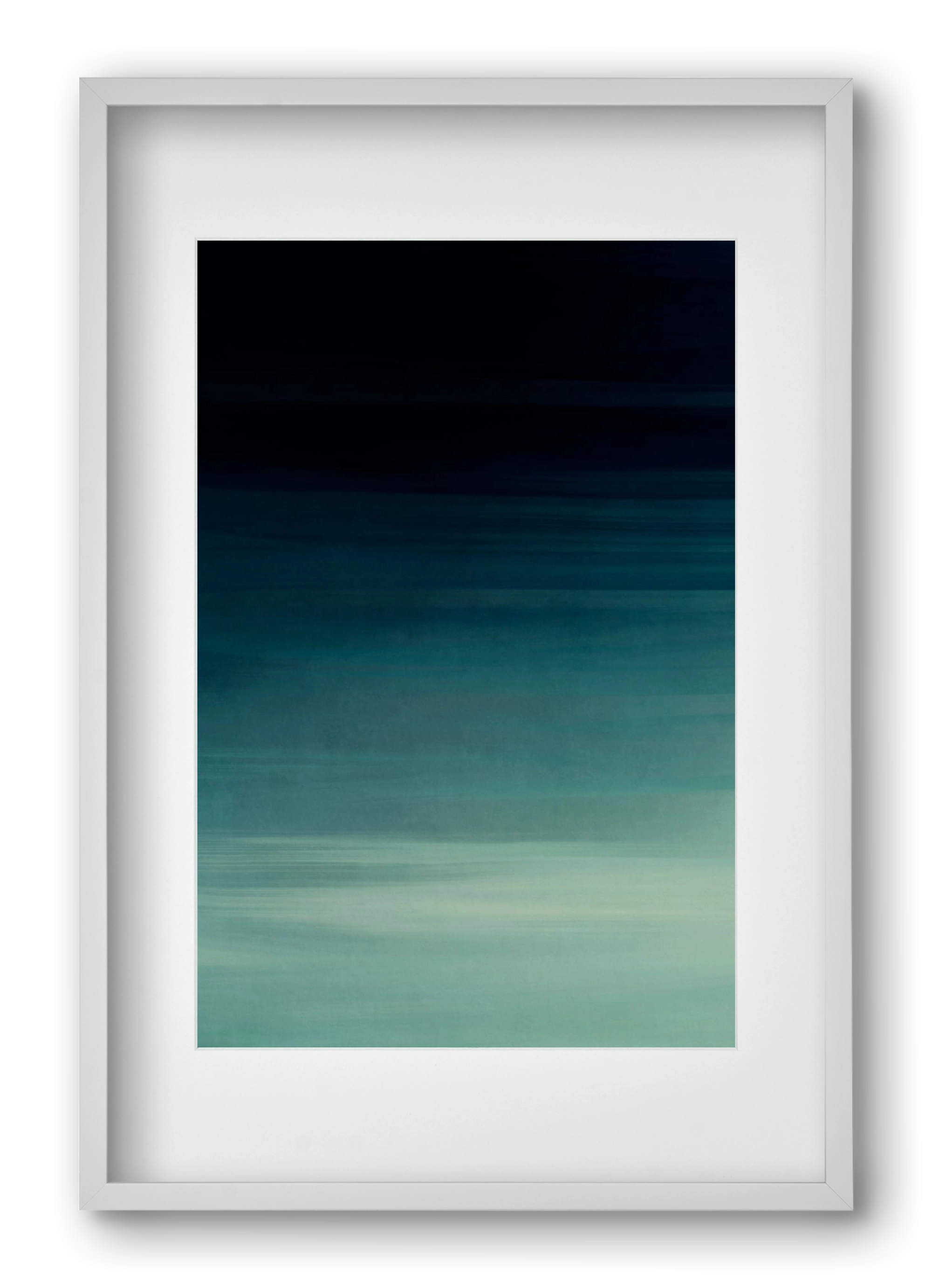 COLOR GRADIENT - 17, 40x60 cm (30x45 cm), Fehér keret, paszpartuval