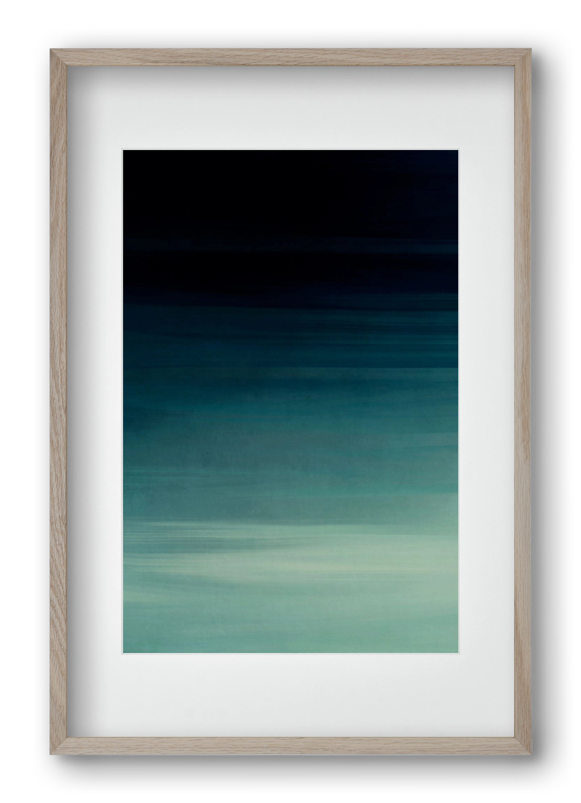 COLOR GRADIENT - 17, 40x60 cm (30x45 cm), Tölgy keret, paszpartuval