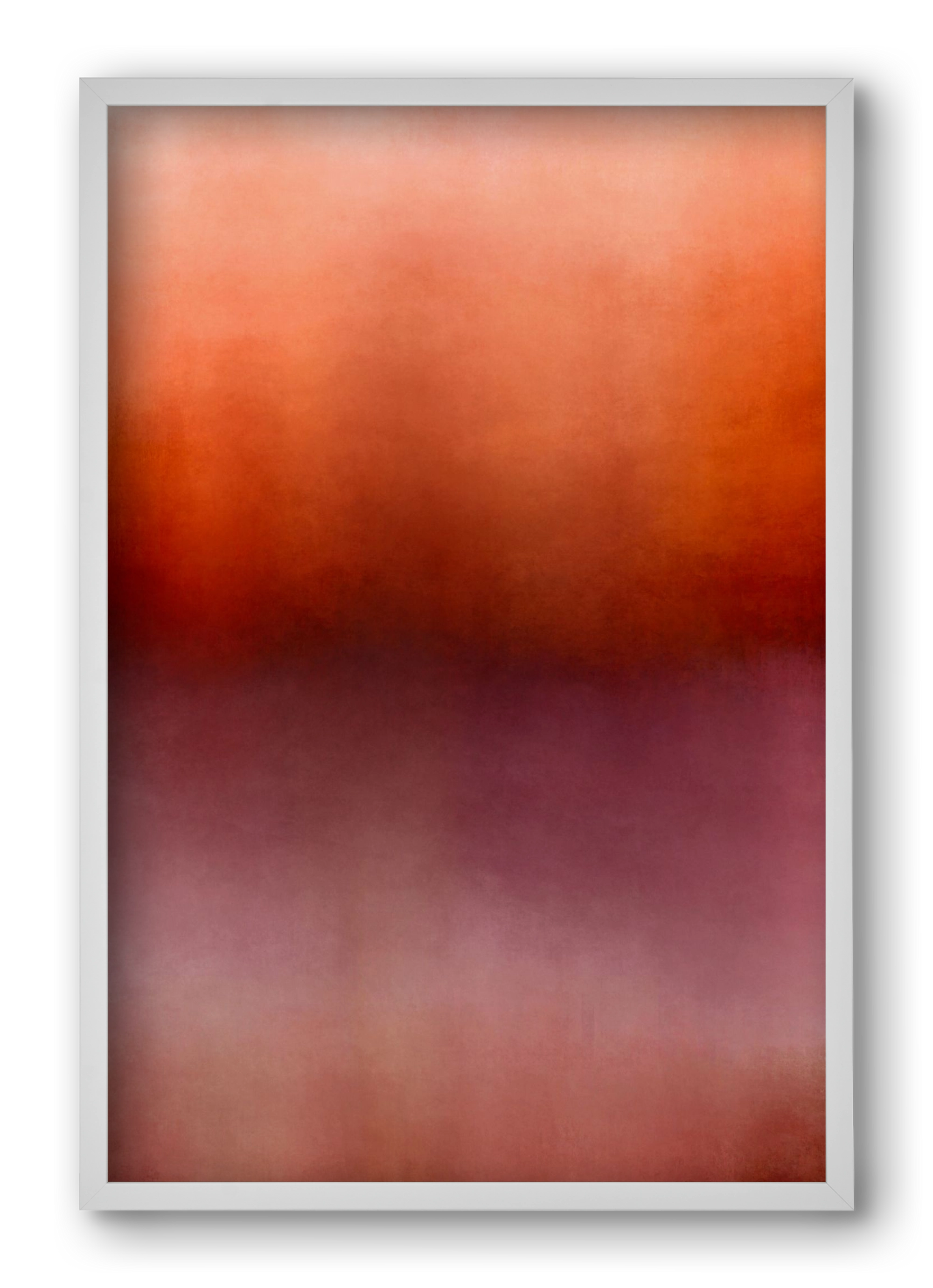 COLOR GRADIENT - 15, 40x60 cm (40x60 cm), Fehér keret