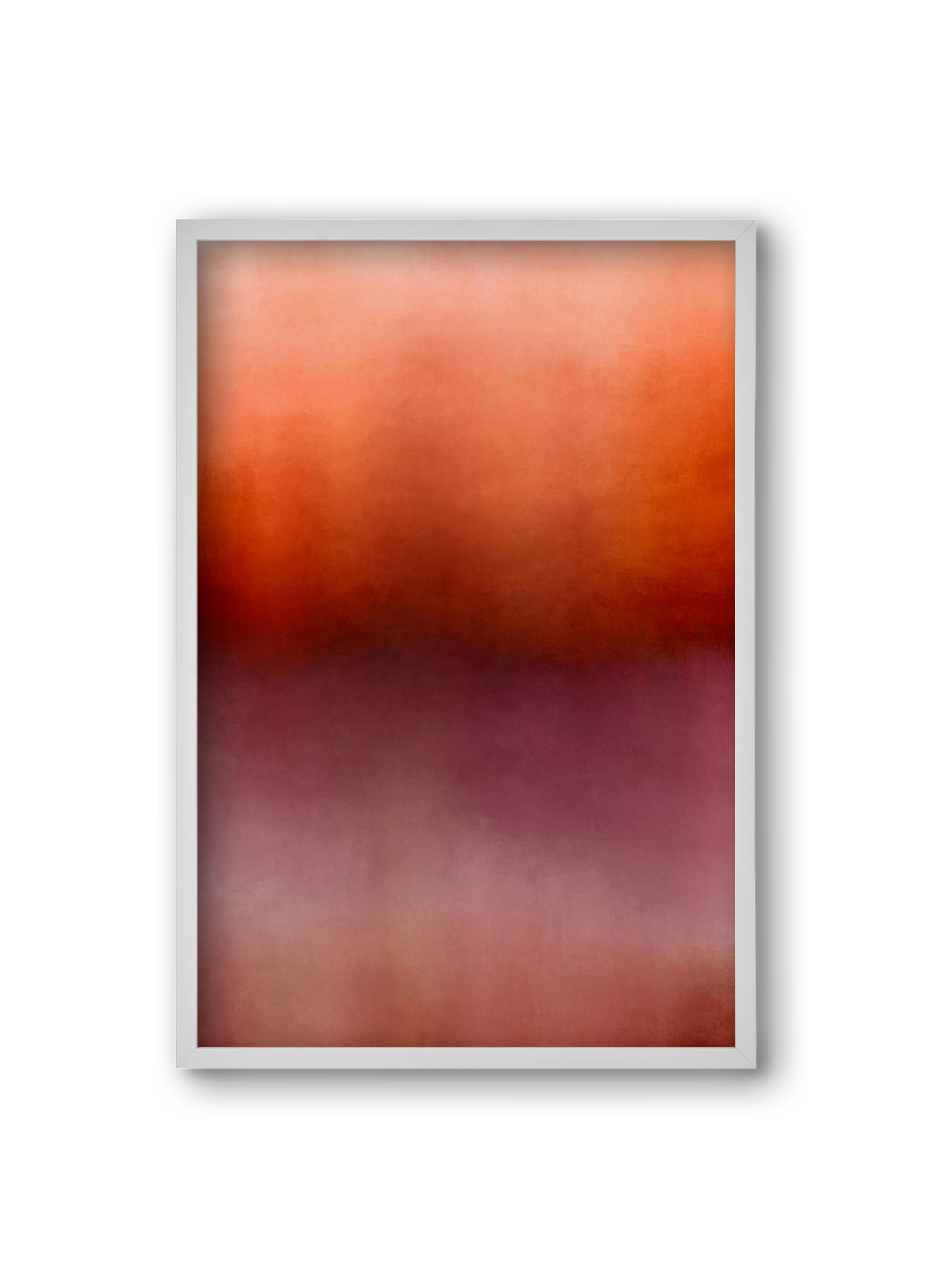 COLOR GRADIENT - 15, 20x30 cm (20x30 cm), Fehér keret