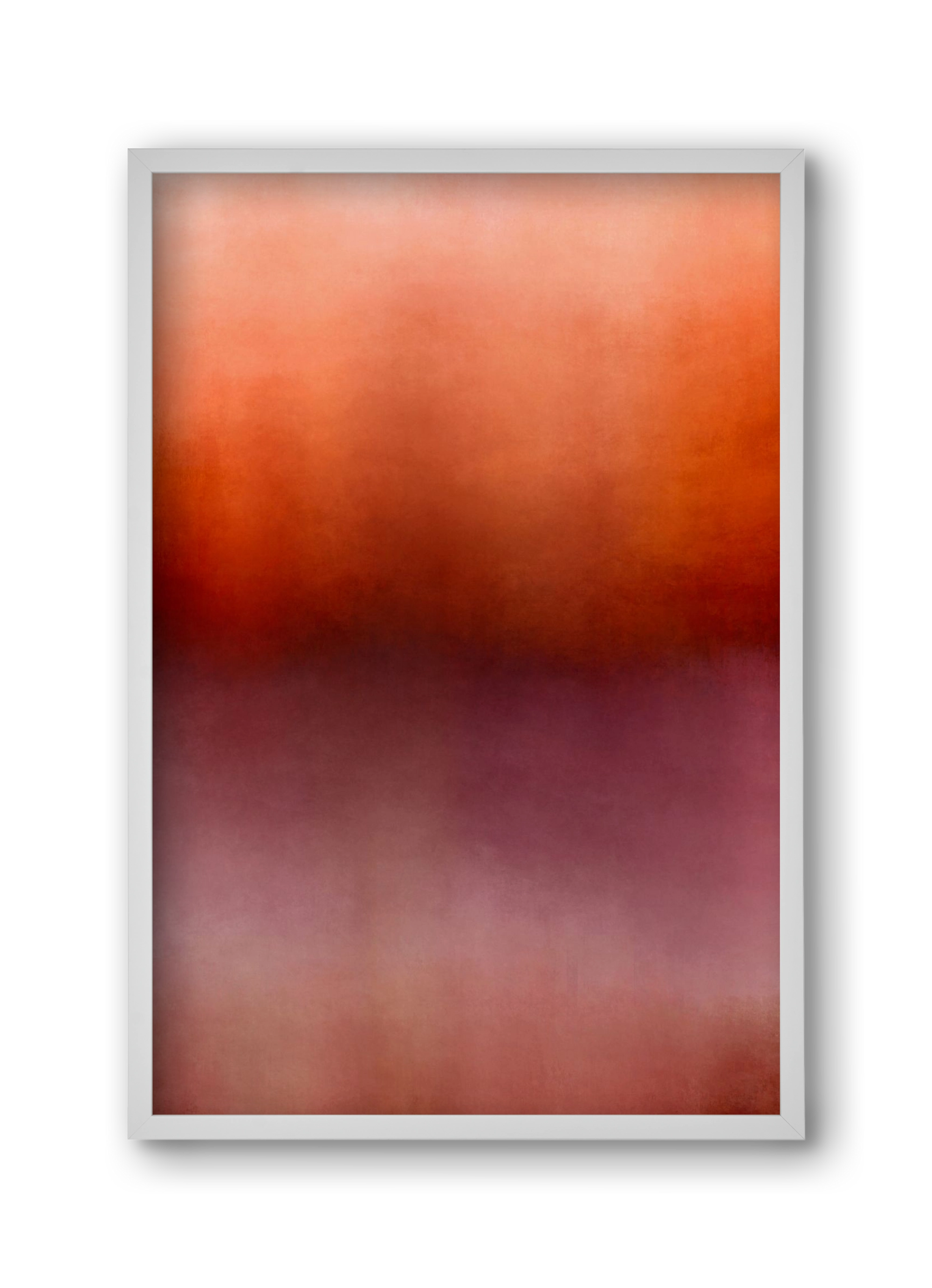 COLOR GRADIENT - 15, 30x45 cm (30x45 cm), Fehér keret