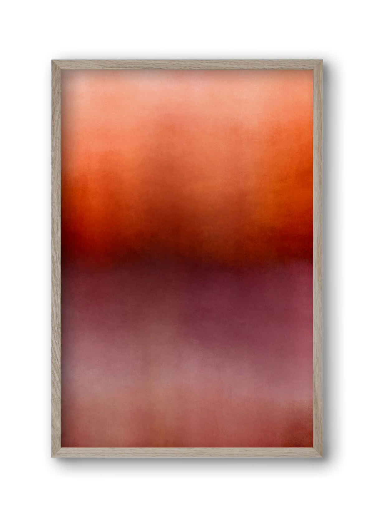 COLOR GRADIENT - 15, 30x45 cm (30x45 cm), Tölgy keret