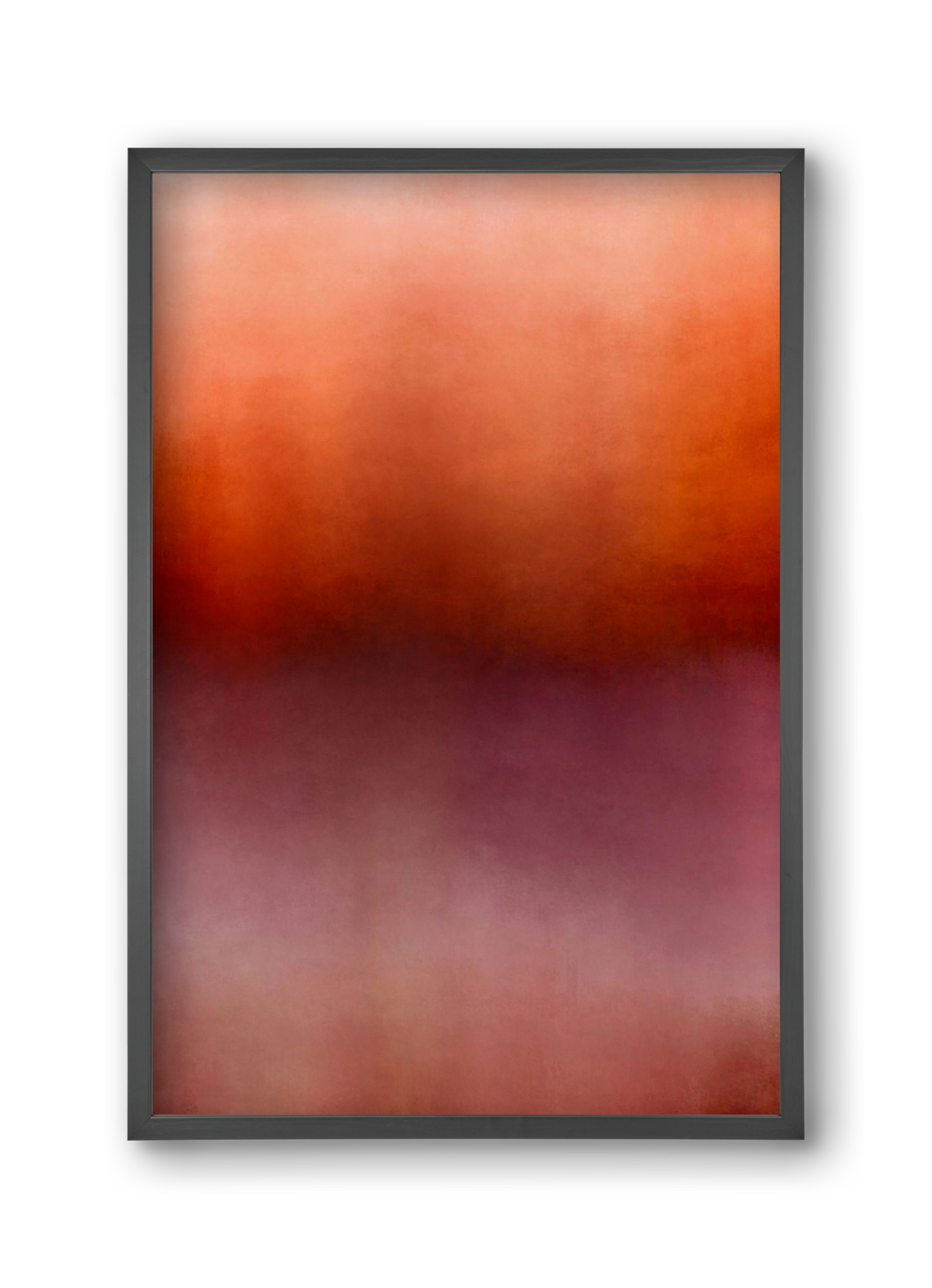 COLOR GRADIENT - 15, 30x45 cm (30x45 cm), Fekete keret