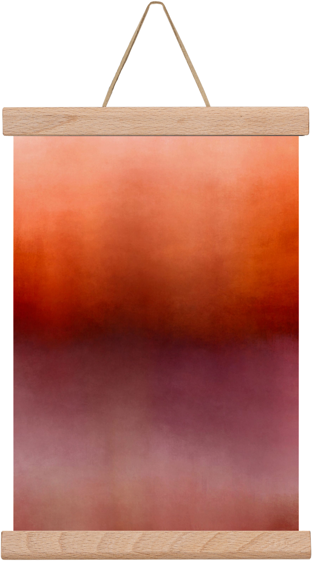 COLOR GRADIENT - 15, 20x30 cm (20x30 cm), Tölgy akasztó