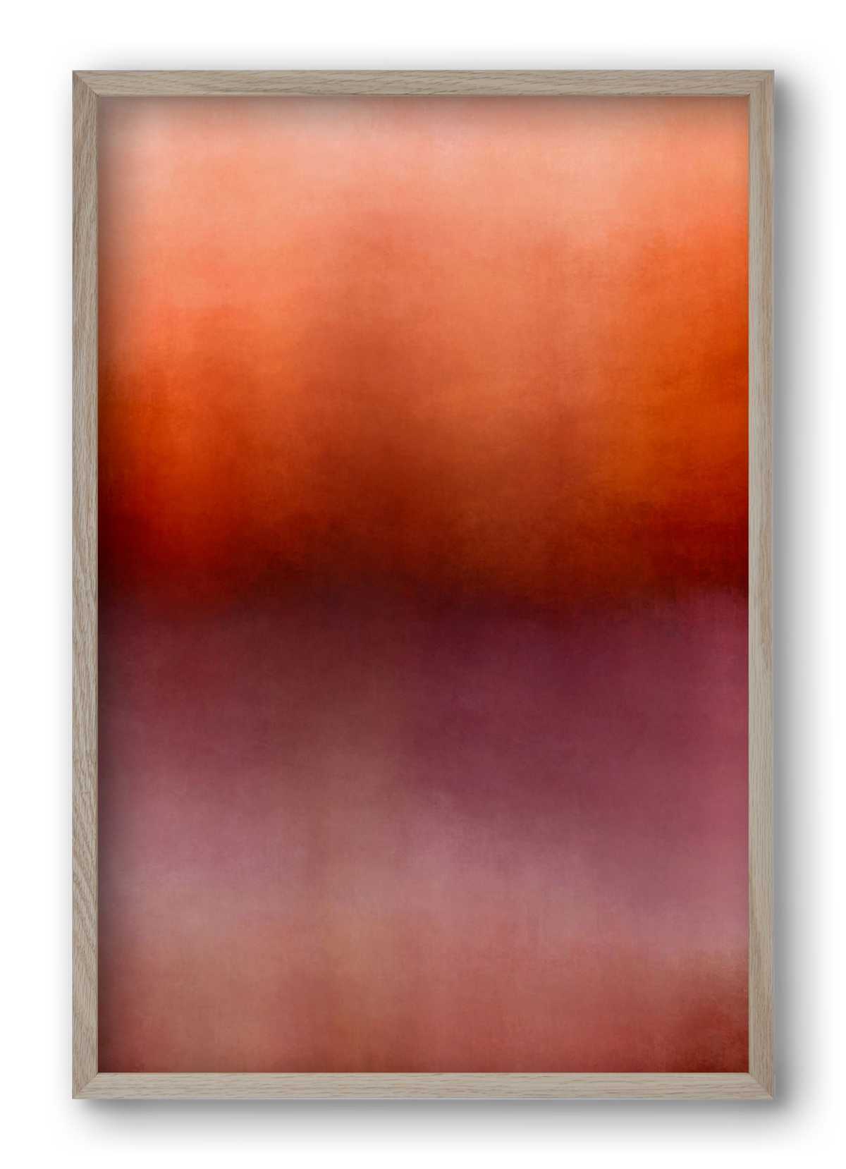 COLOR GRADIENT - 15, 40x60 cm (40x60 cm), Tölgy keret