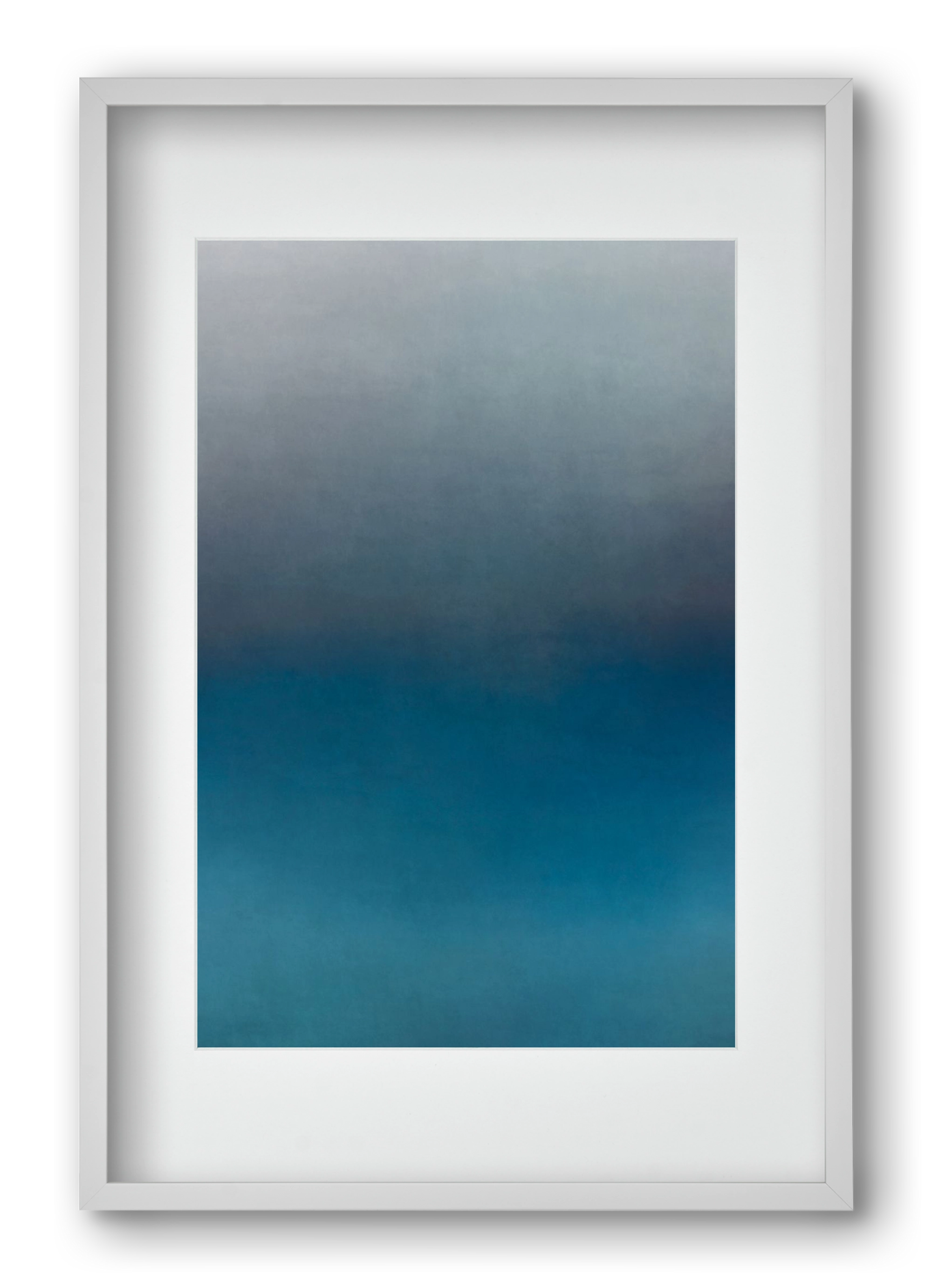 COLOR GRADIENT - 16, 40x60 cm (30x45 cm), Fehér keret, paszpartuval