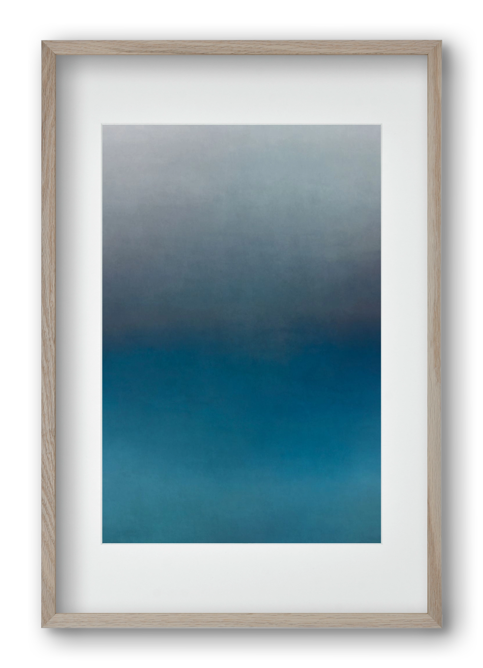 COLOR GRADIENT - 16, 40x60 cm (30x45 cm), Tölgy keret, paszpartuval