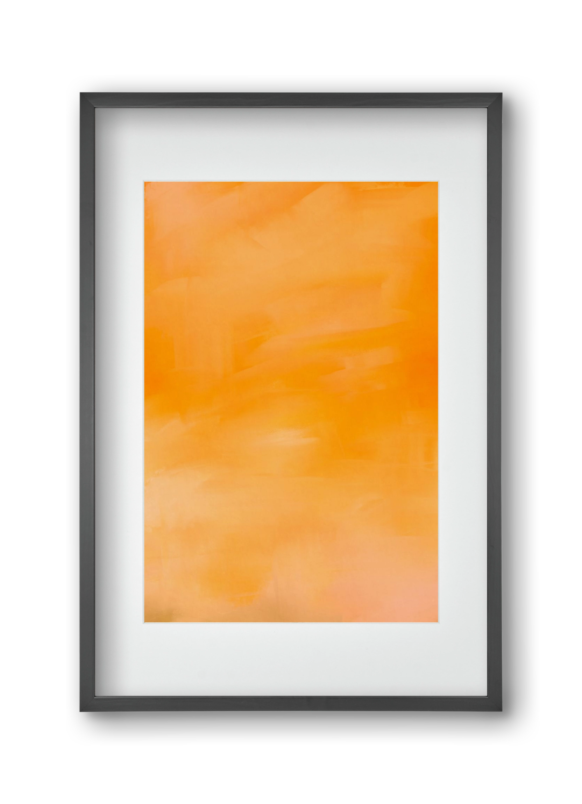 COLOR GRADIENT - 18, 30x45 cm (20x30 cm), Fekete keret, paszpartuval