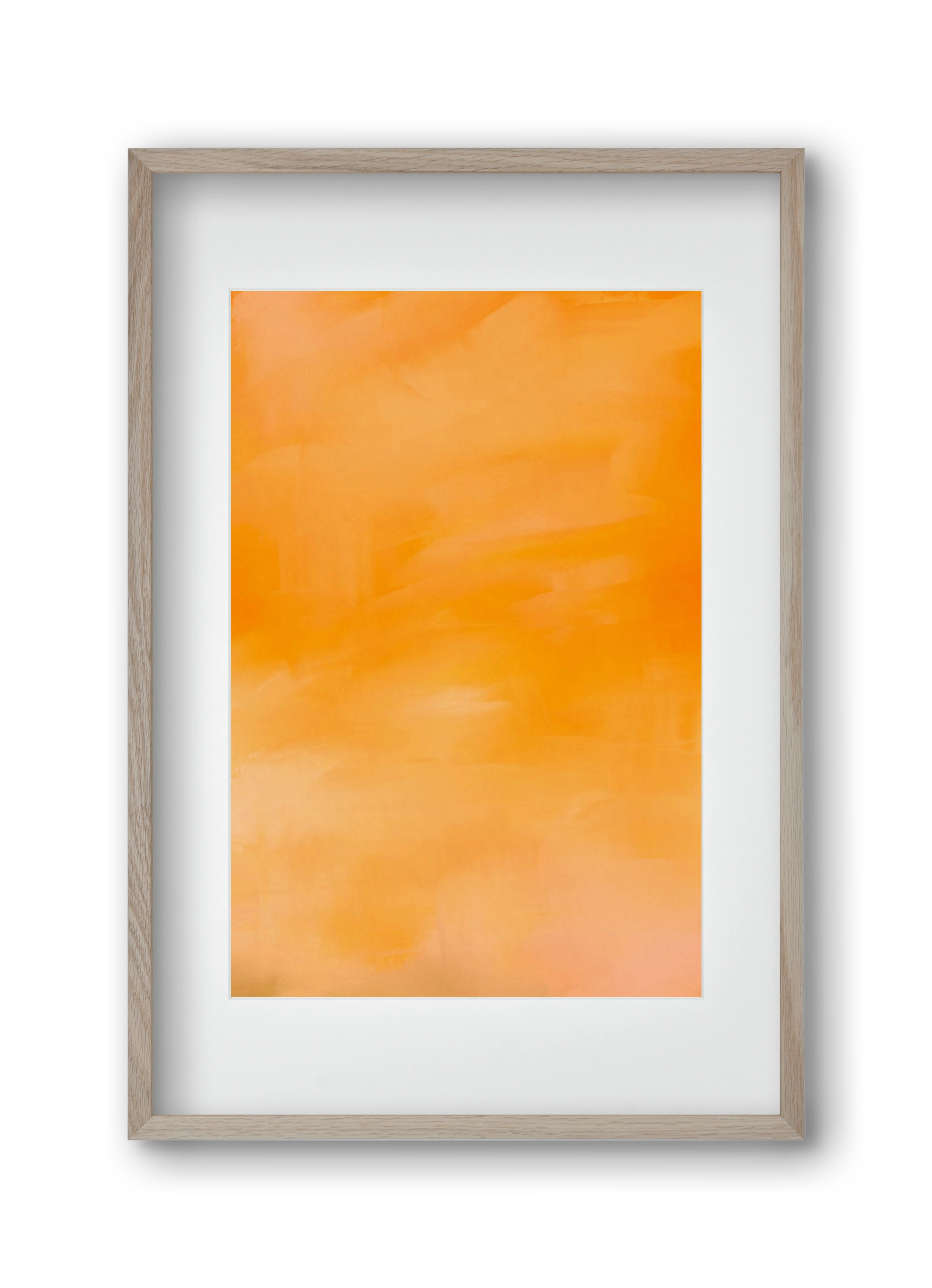 COLOR GRADIENT - 18, 30x45 cm (20x30 cm), Tölgy keret, paszpartuval