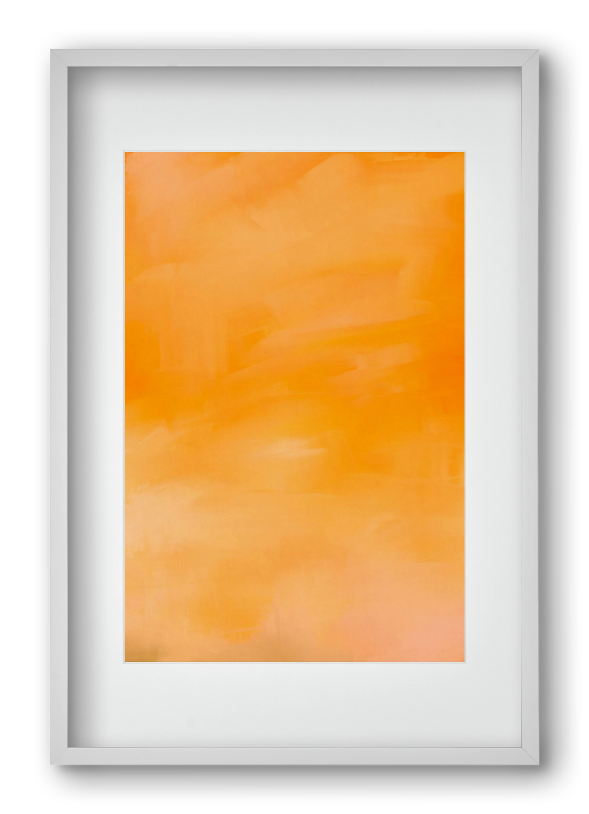 COLOR GRADIENT - 18, 40x60 cm (30x45 cm), Fehér keret, paszpartuval