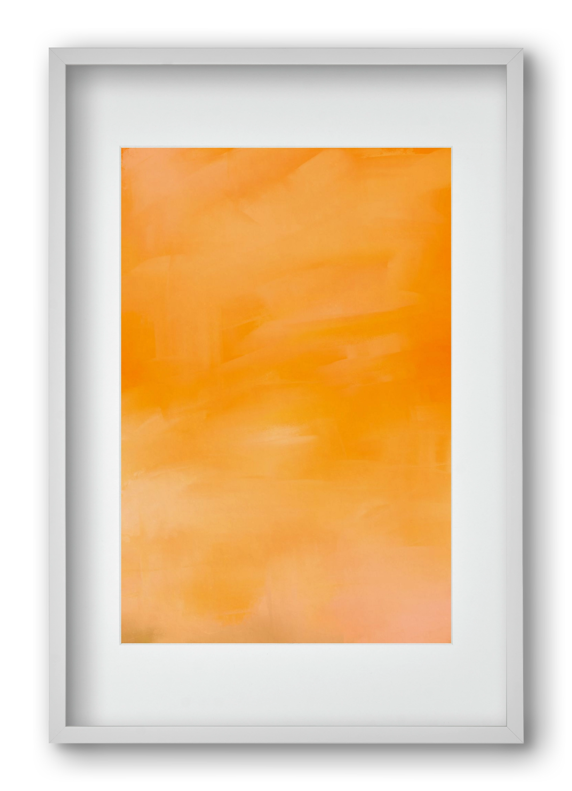 COLOR GRADIENT - 18, 40x60 cm (30x45 cm), Fehér keret, paszpartuval