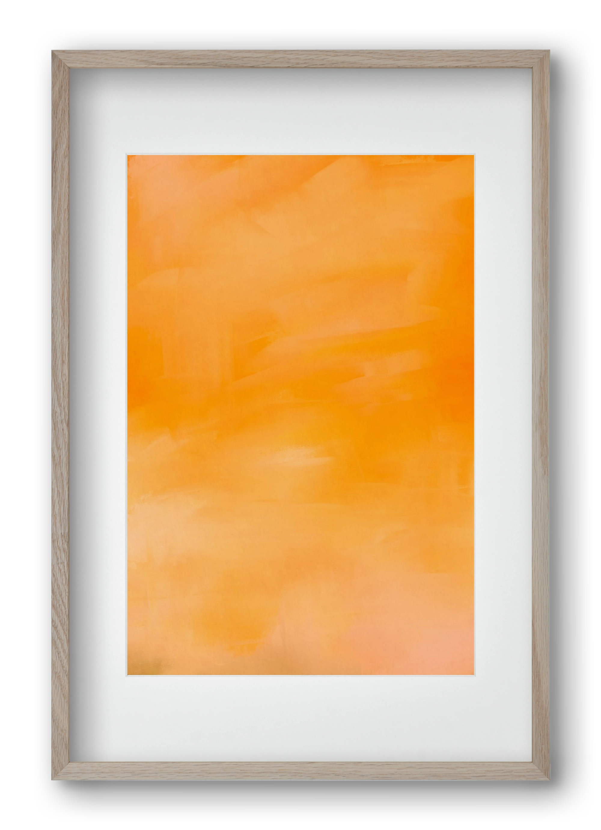 COLOR GRADIENT - 18, 40x60 cm (30x45 cm), Tölgy keret, paszpartuval